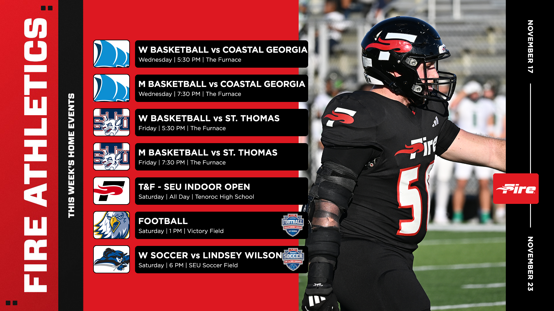 Weekely Events -- November 17