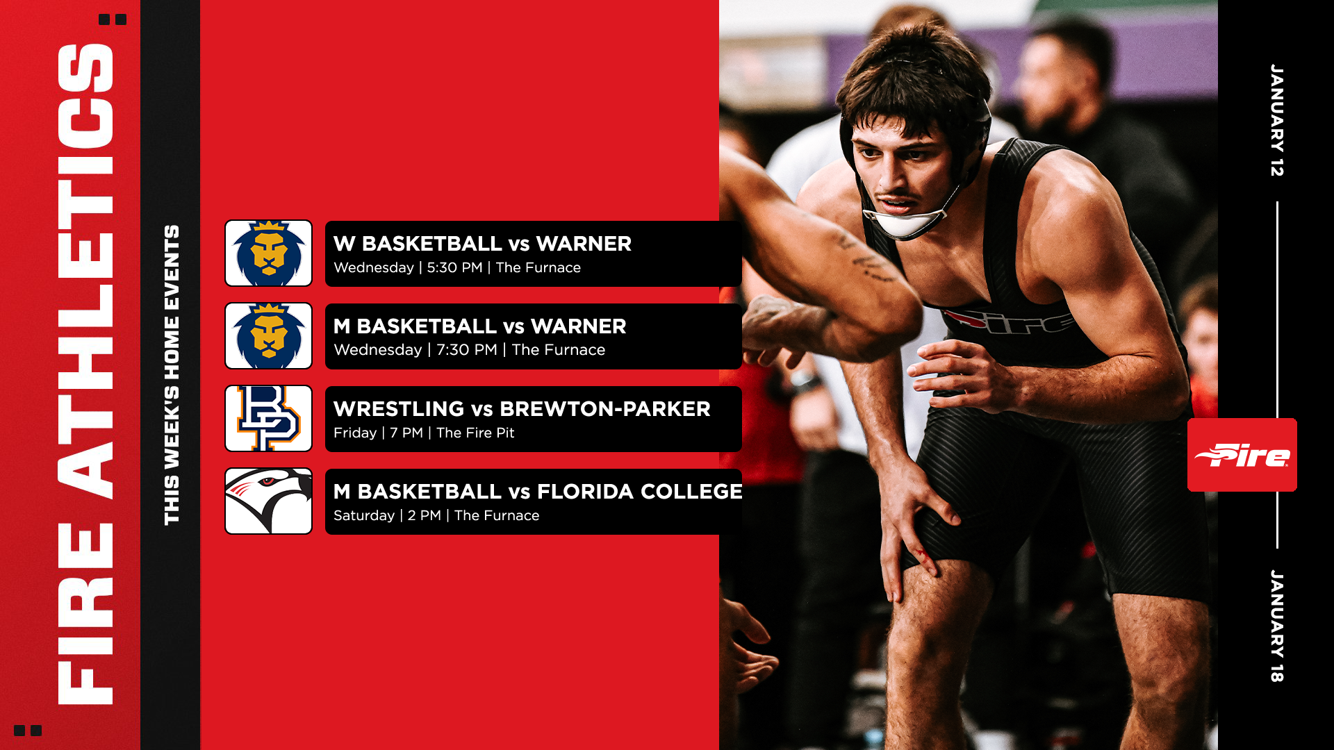 2526 Weekly Events -- January 12