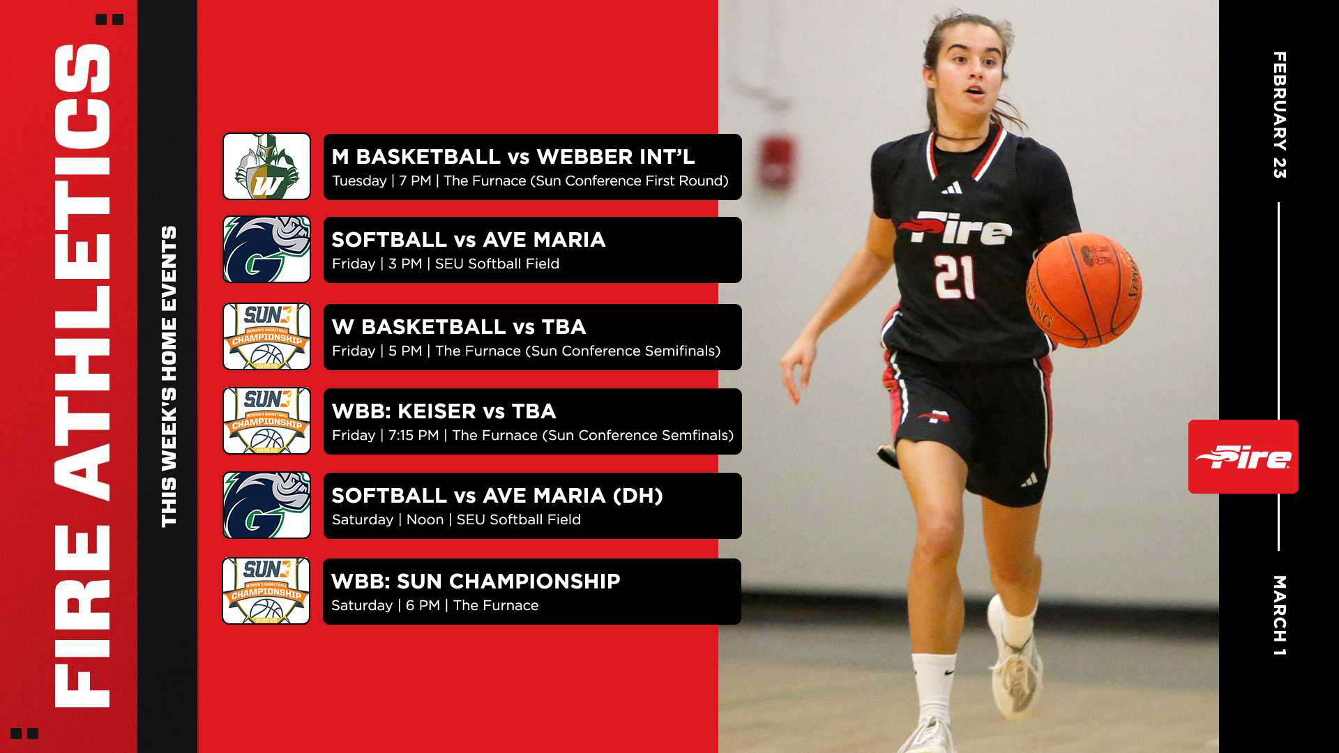 2526 Weekly Events -- February 23