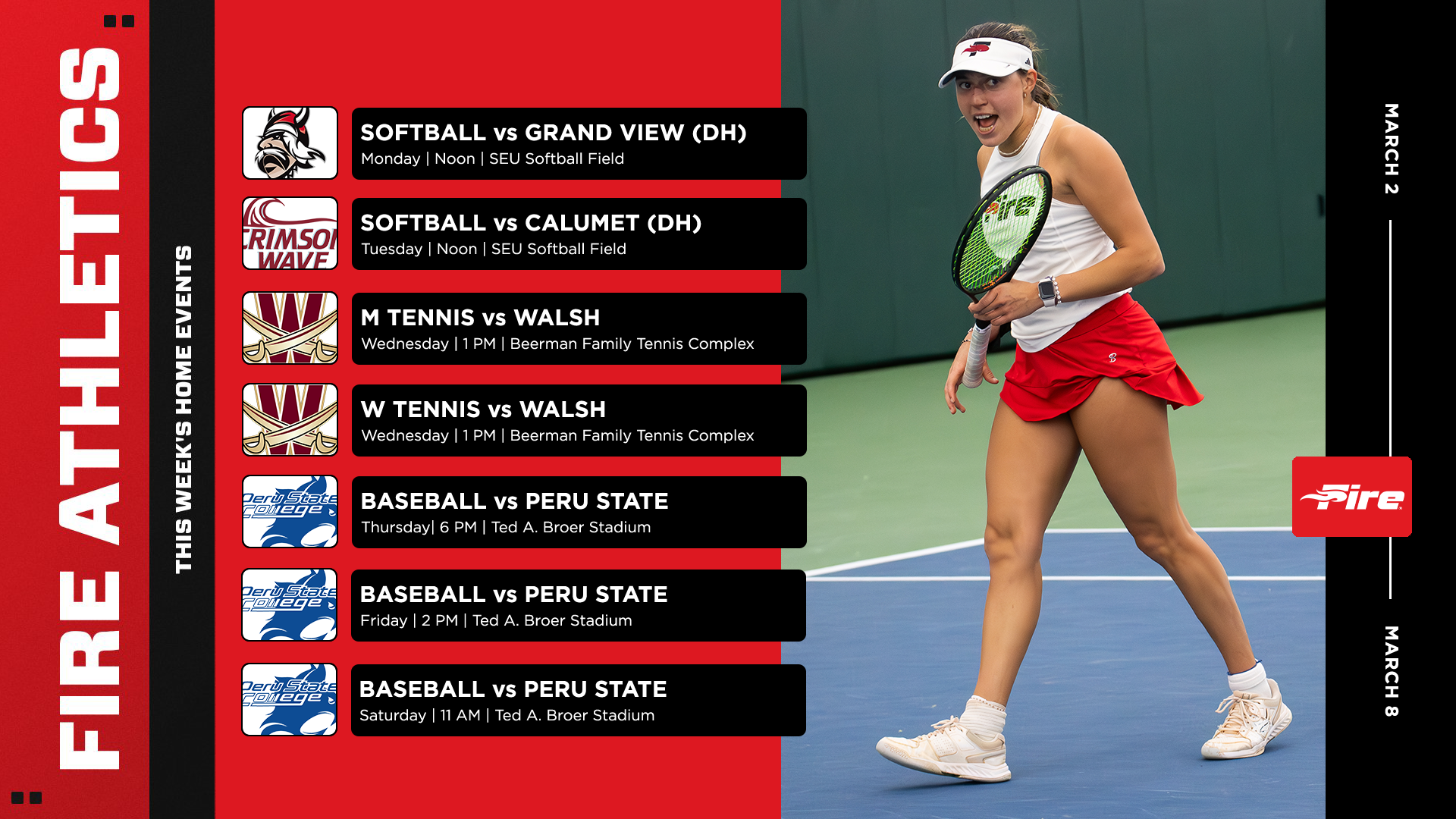 2526 Events -- March 2