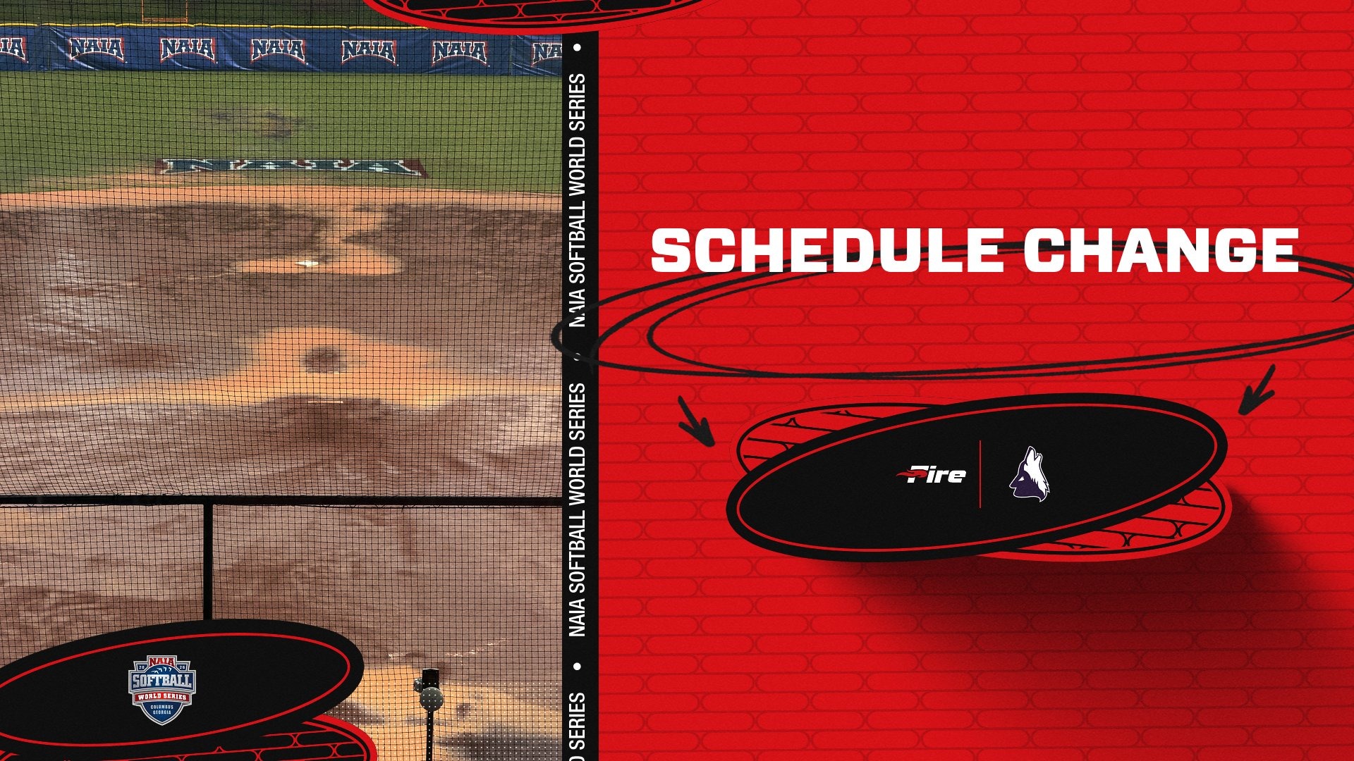 Softball Schedule Changes