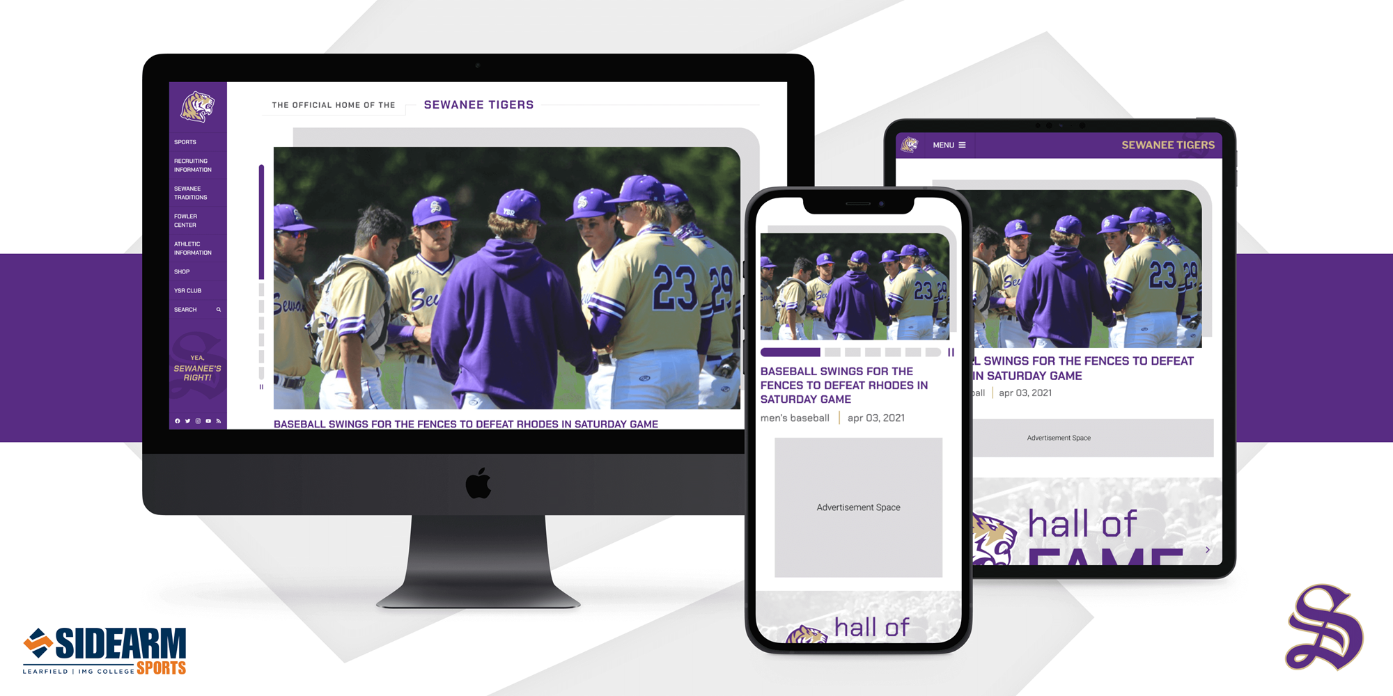 The University of the South Partners with SIDEARM Sports for New