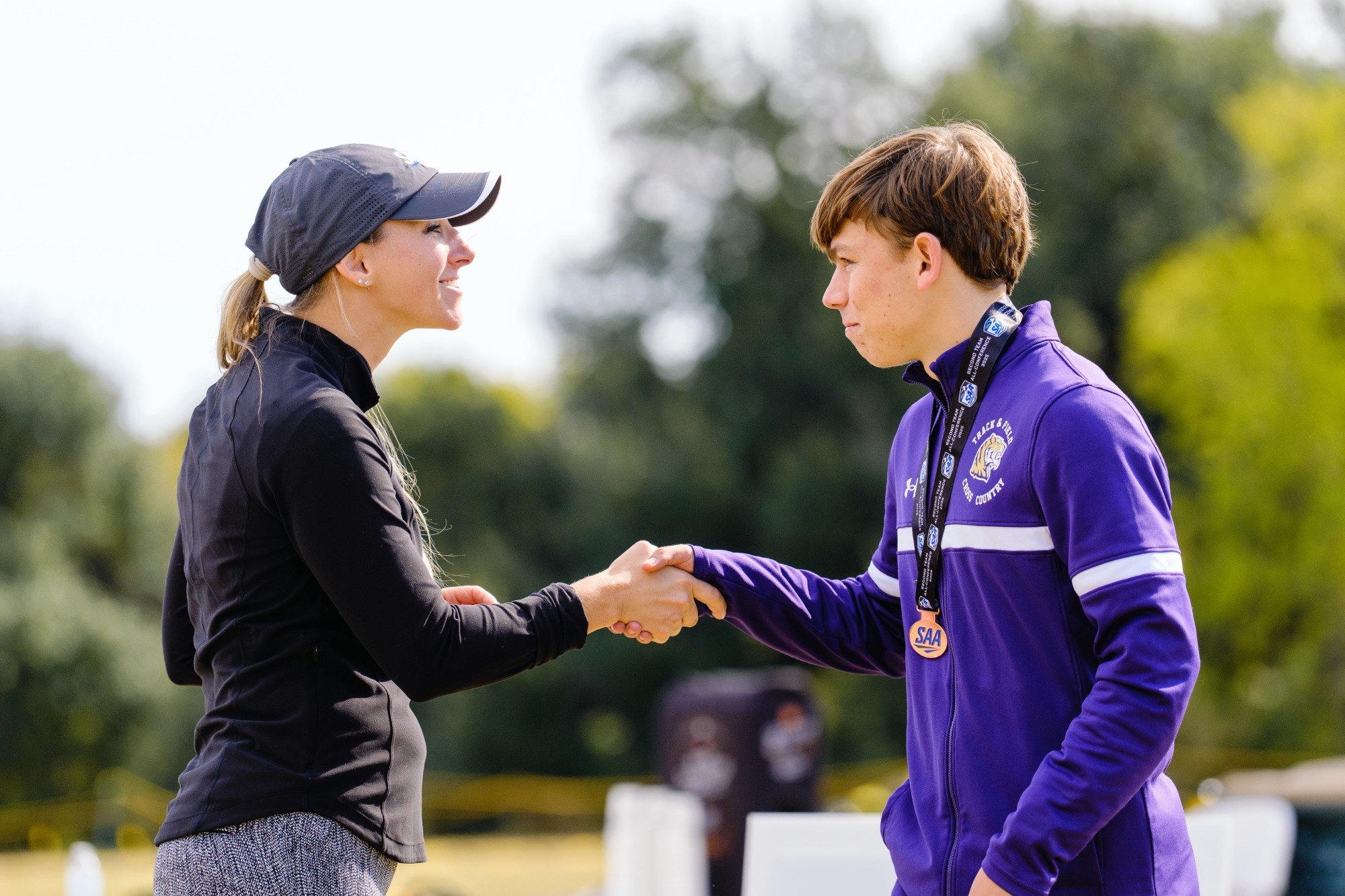 2025 SAA Cross Country Championships hosted by Southwestern University in Georgetown, Texas, on Saturday November 1, 2025. (Photo by Carlos Barron/Southwestern)
