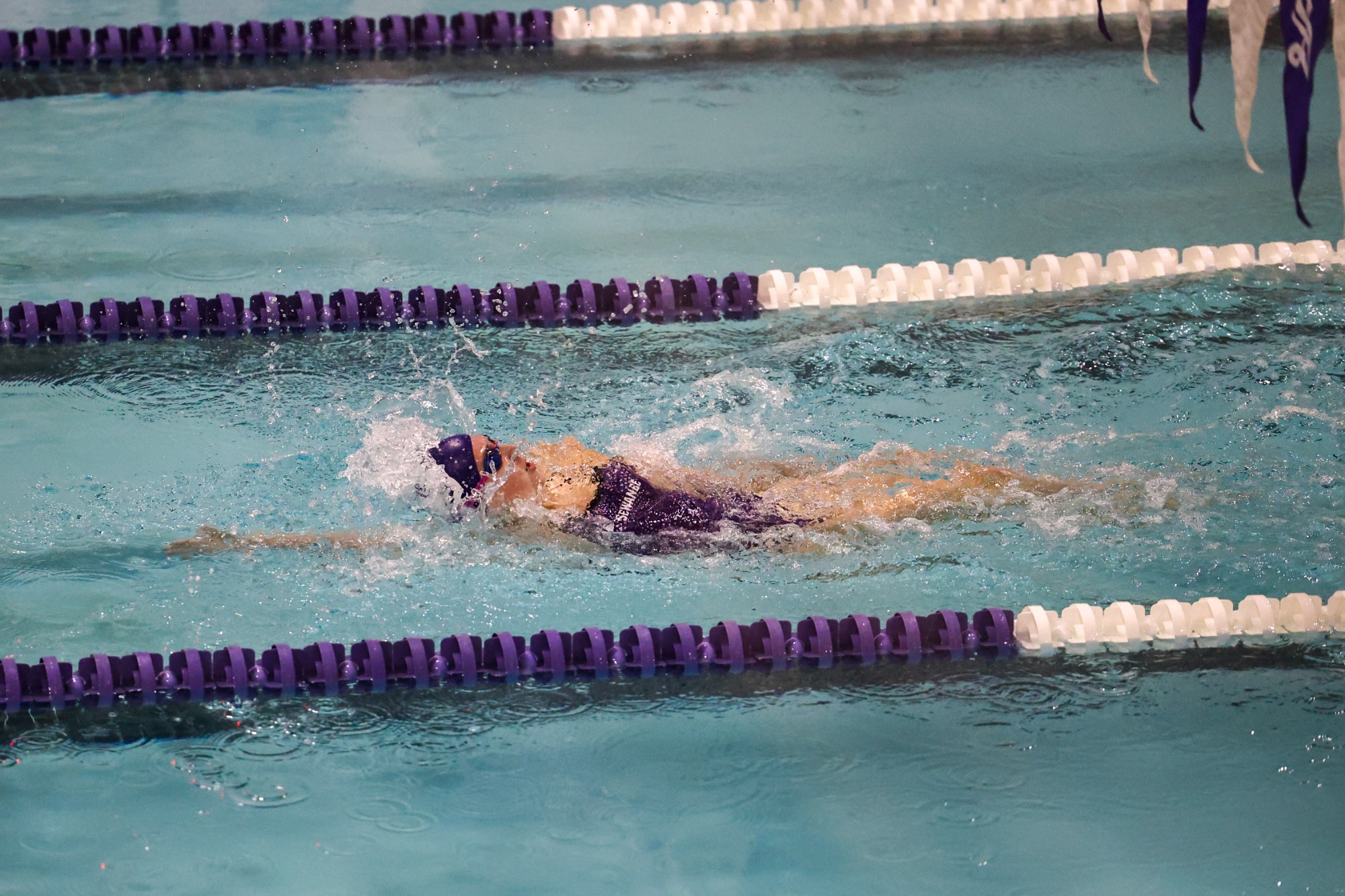 caroline johnson, backstroke
