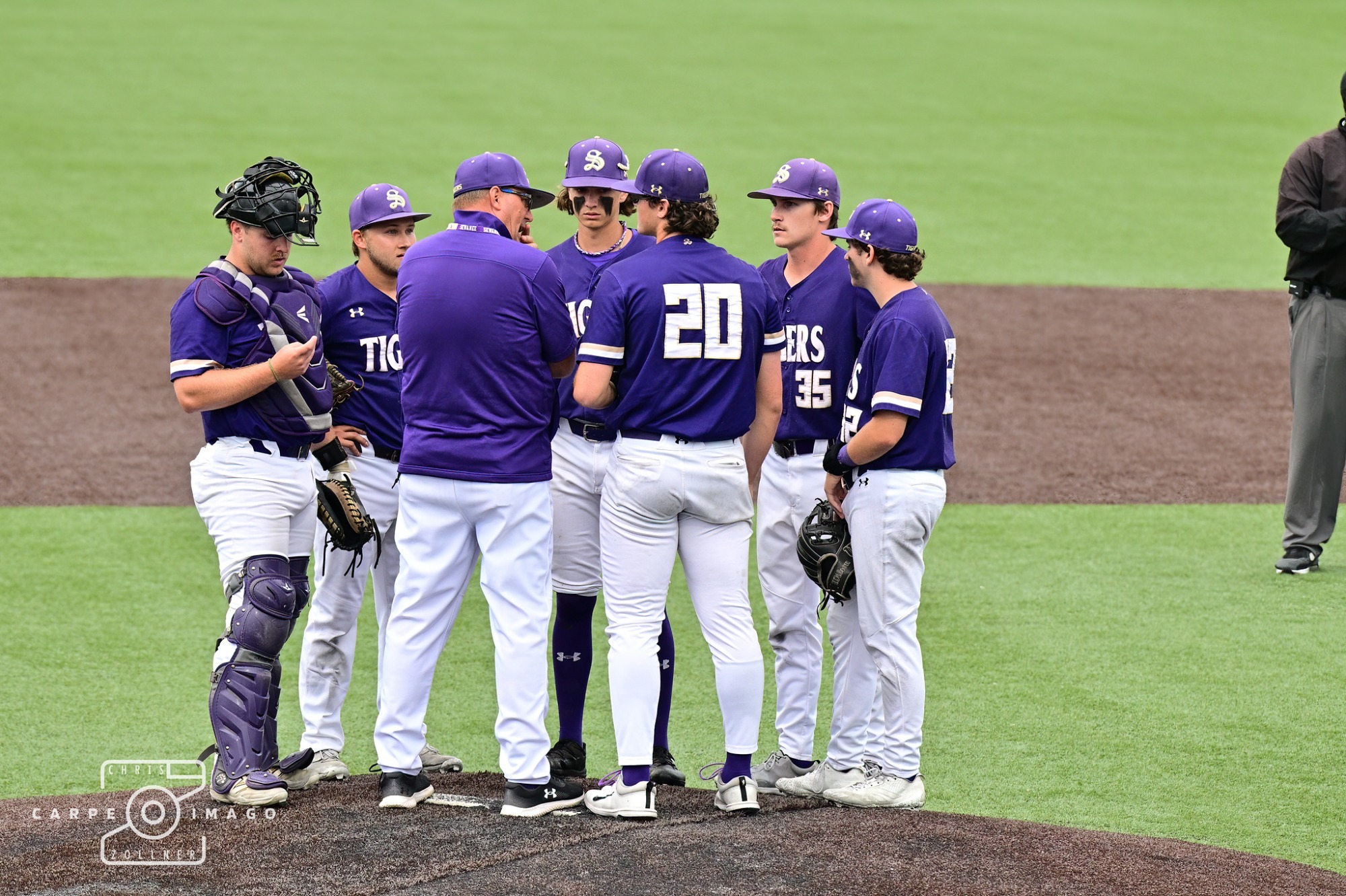 baseball at centre saa tourney