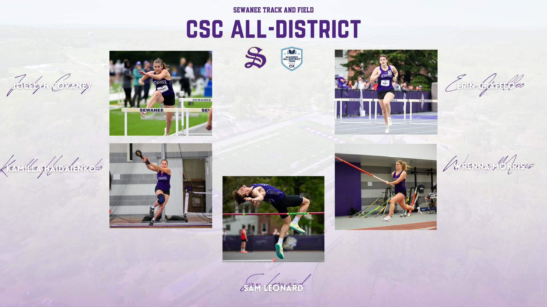 track and field csc academic all district