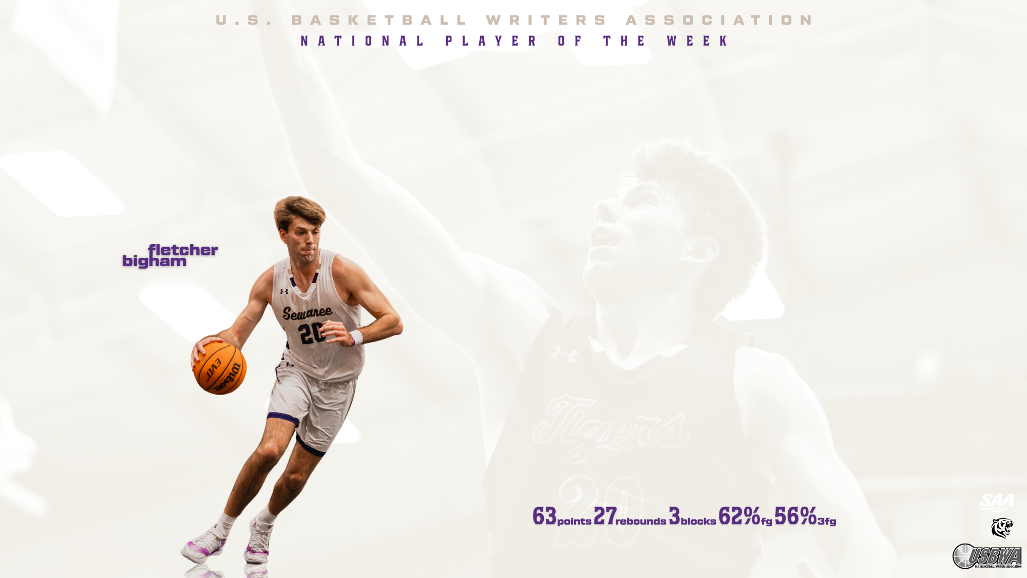 USBWA National Player of the week, bigham