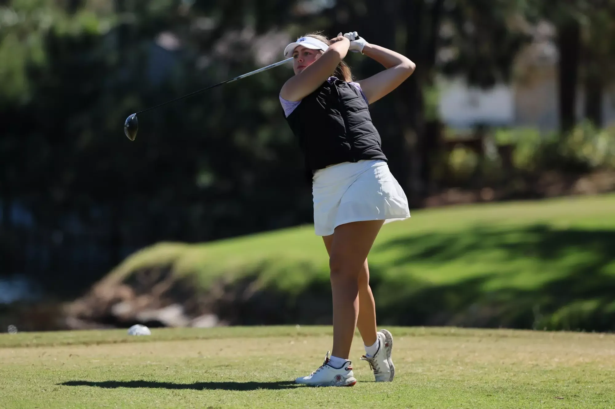 Maeve Fitzgerald teeing off