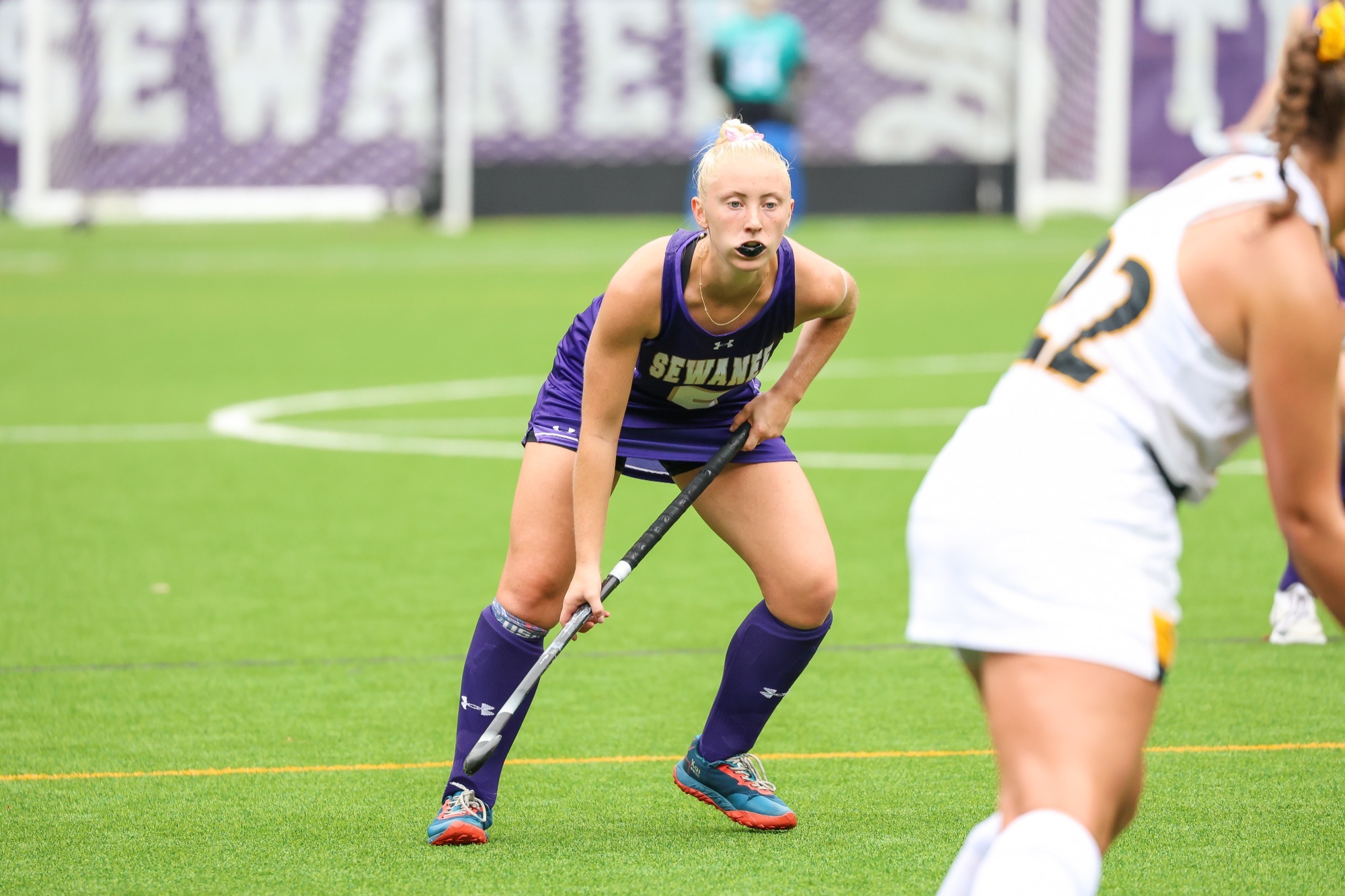 Molly Haskell on the field