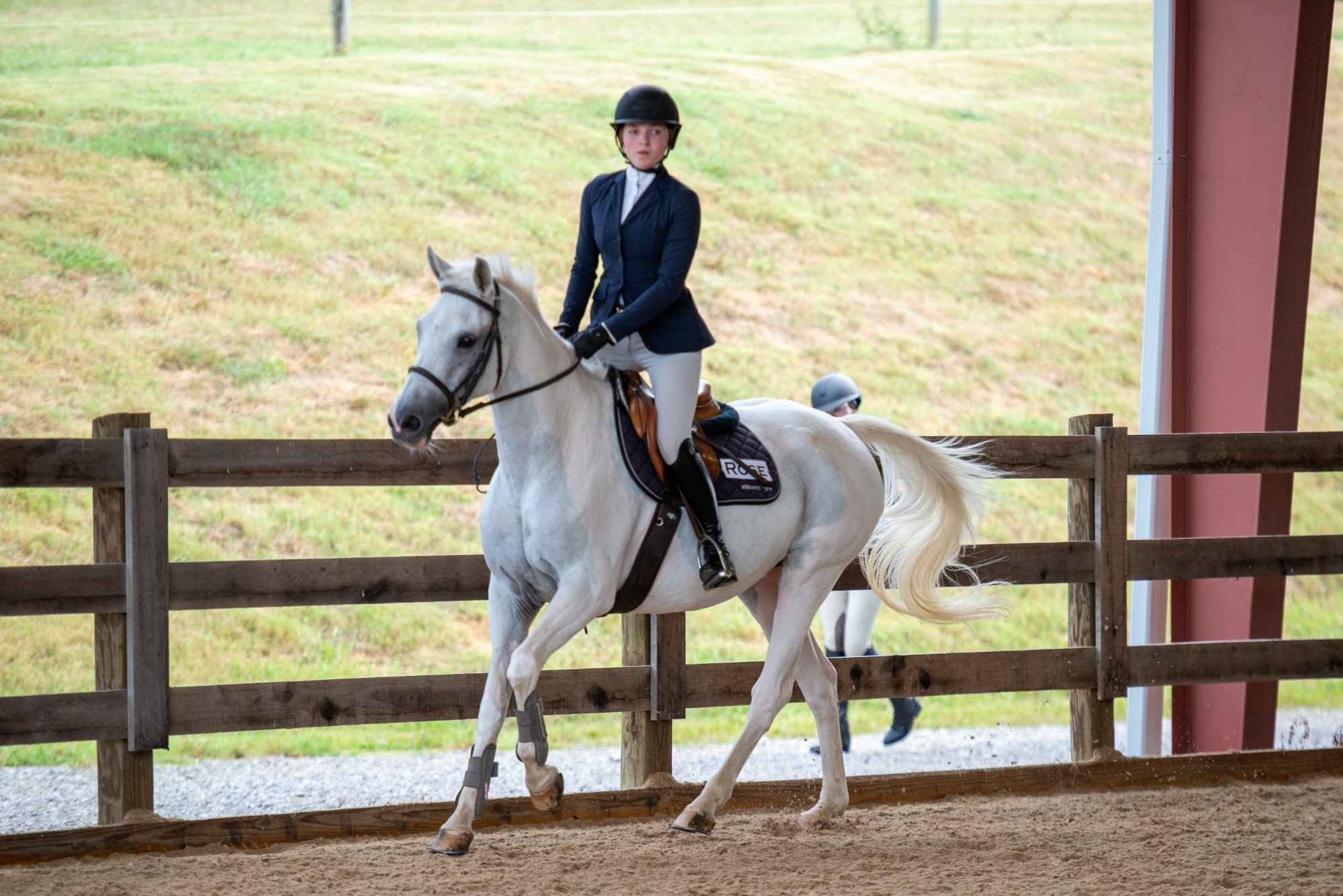 Cate Eberly rides at an IHSA competition in Murray, Kentucky