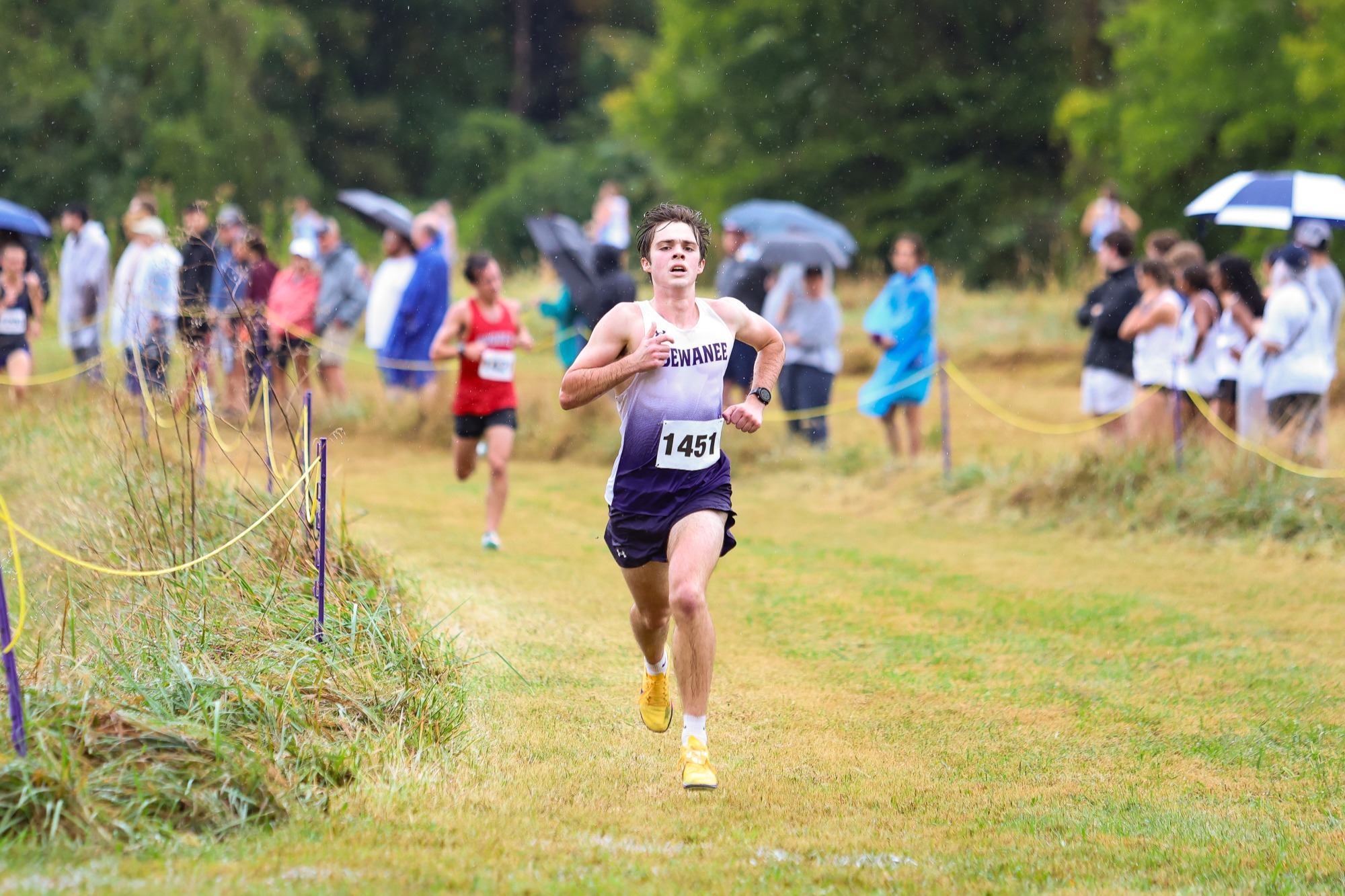 Christian Myers to a fourth place finish at Mountain Goat Invitational