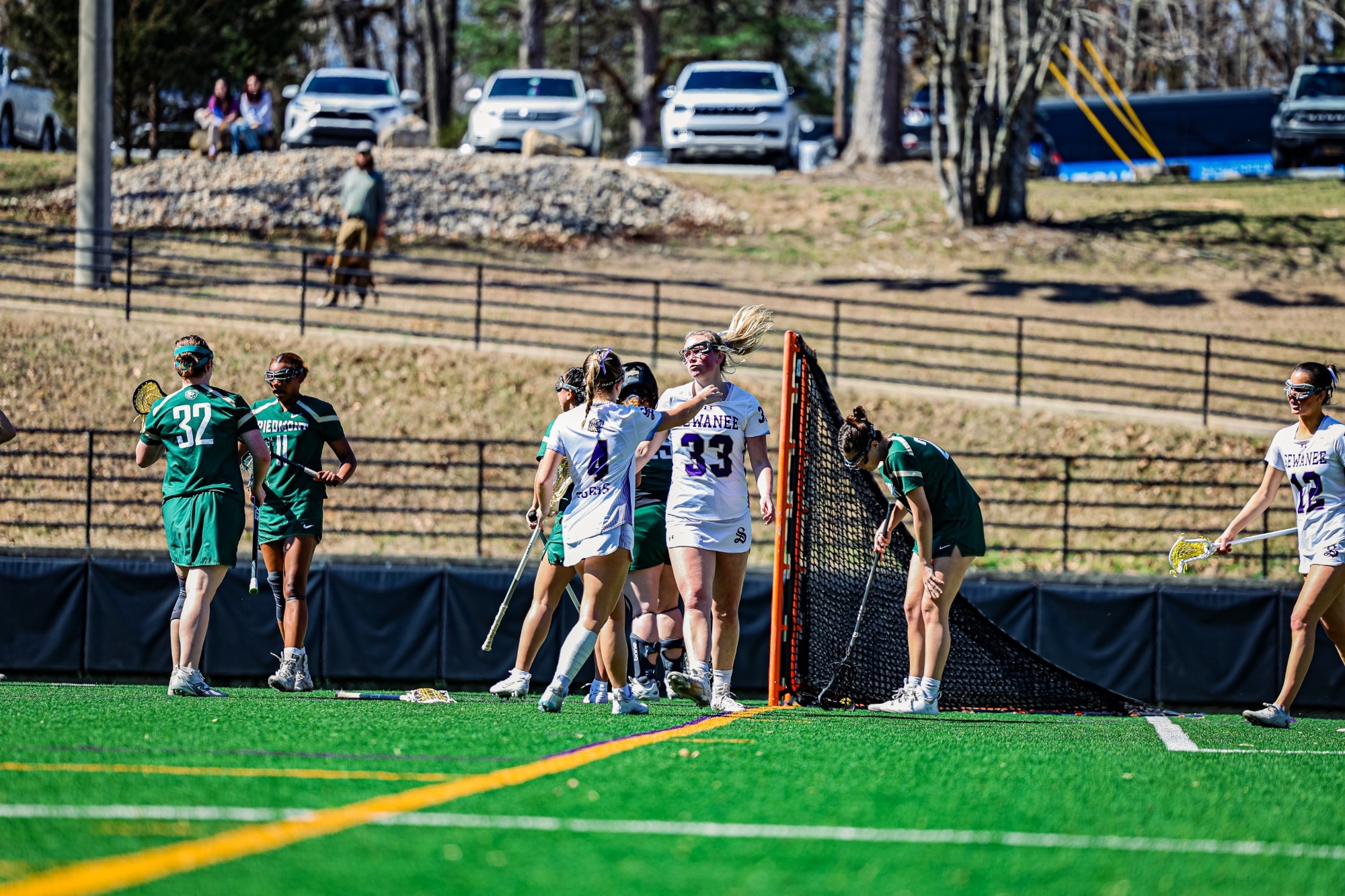 marlin price, erika bolcar celebrate after goal