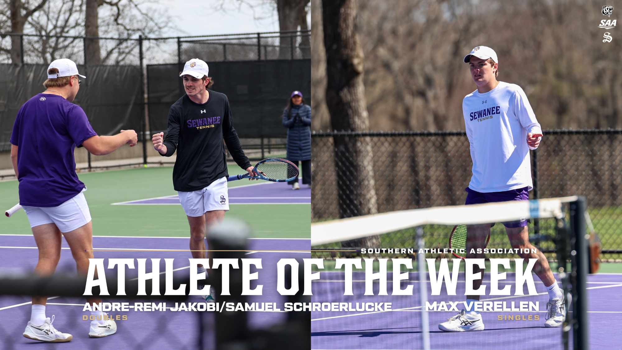 MEN'S TENNIS ATHLETE OF THE WEEK