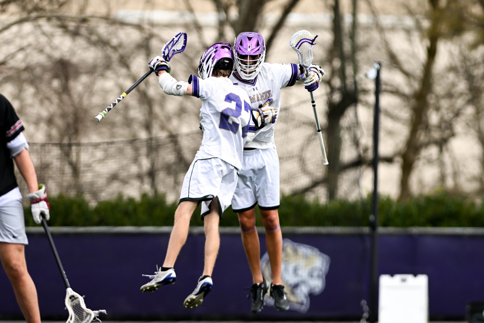 manoli loupassi, robert freeman celebrating