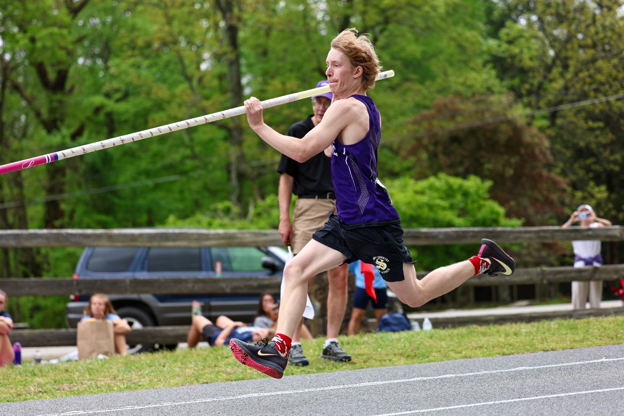 elliott allen, pole vault