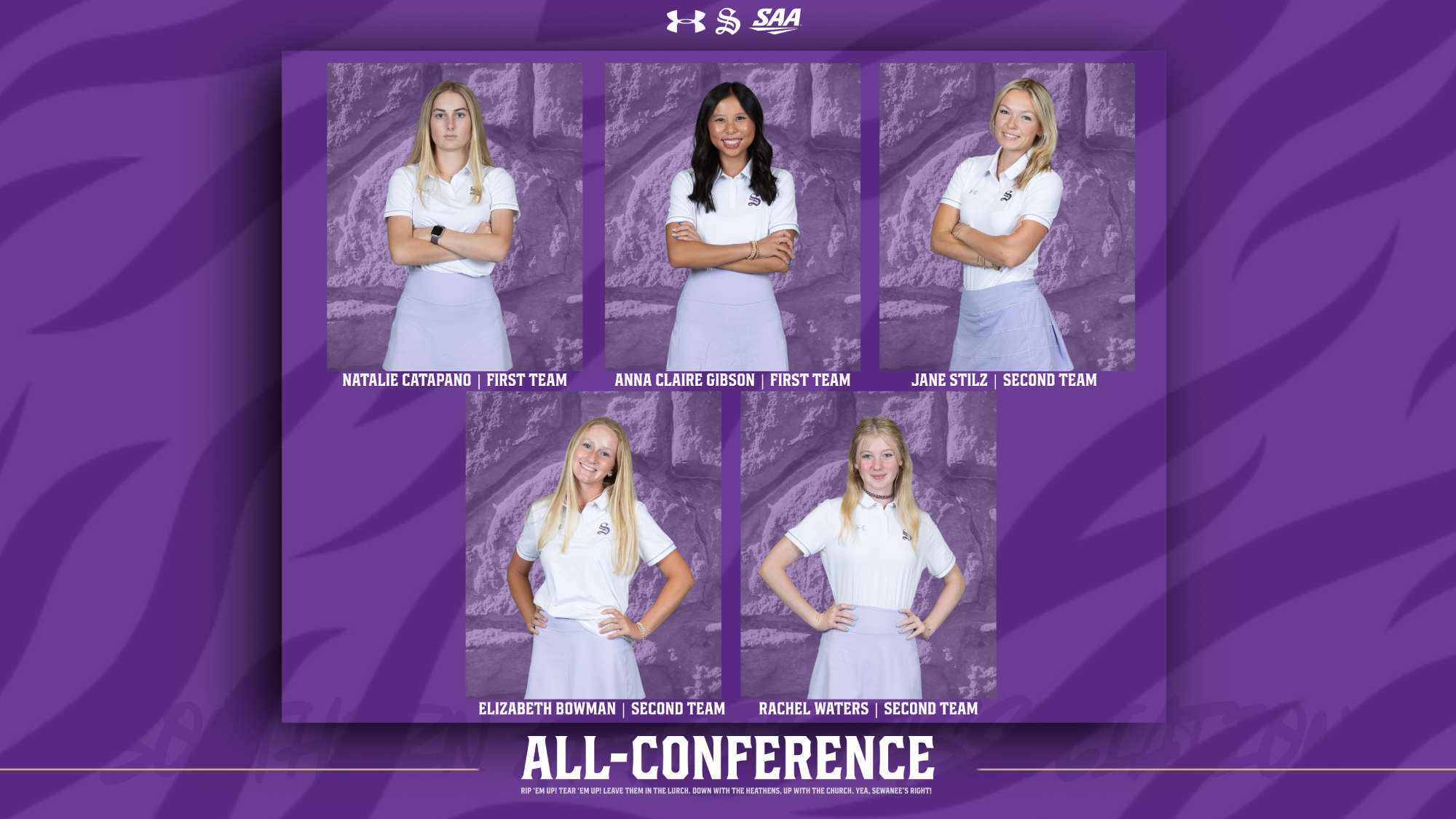 women's golf all conference