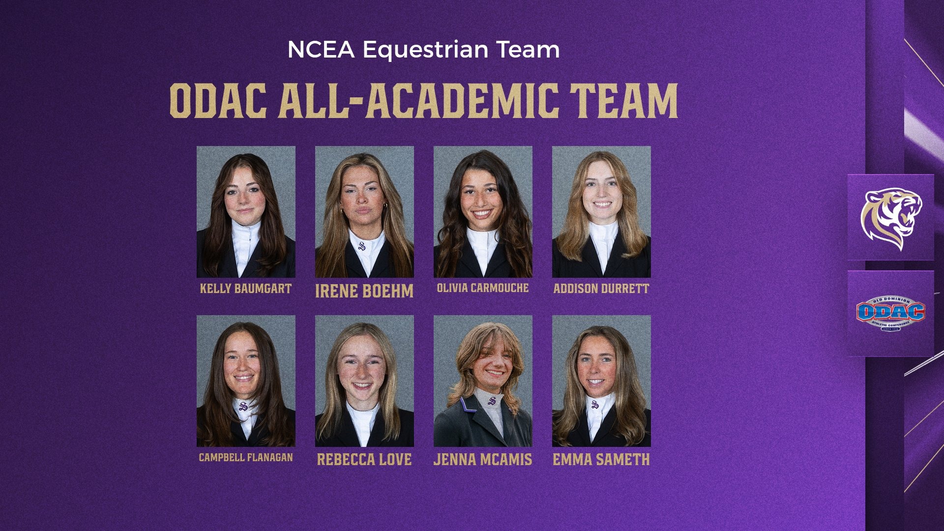 ODAC All-Academic team, NCEA