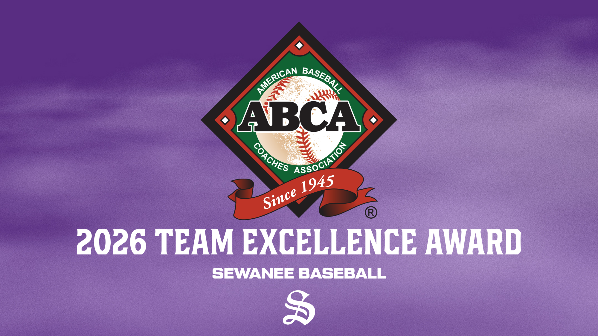 abca baseball team excellence award