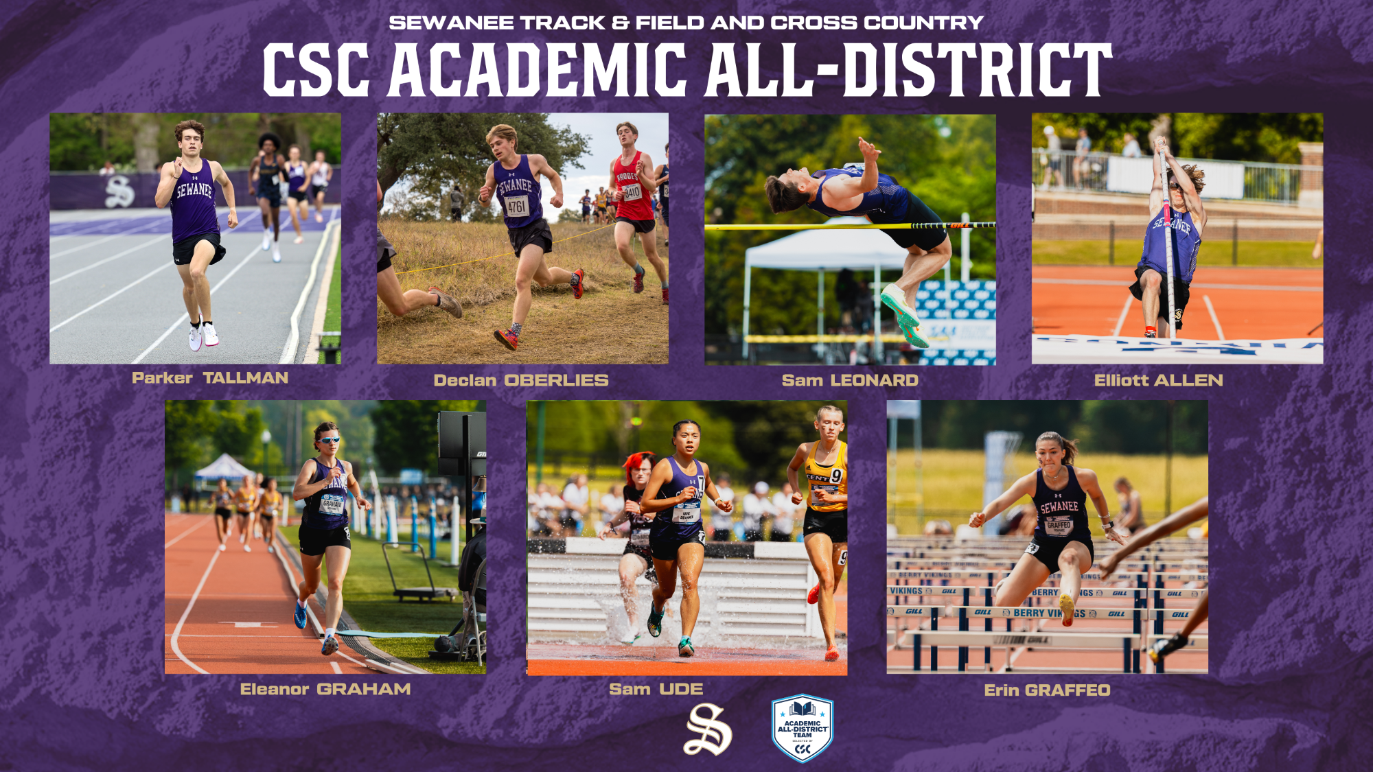 track & field/cross country csc academic all-district
