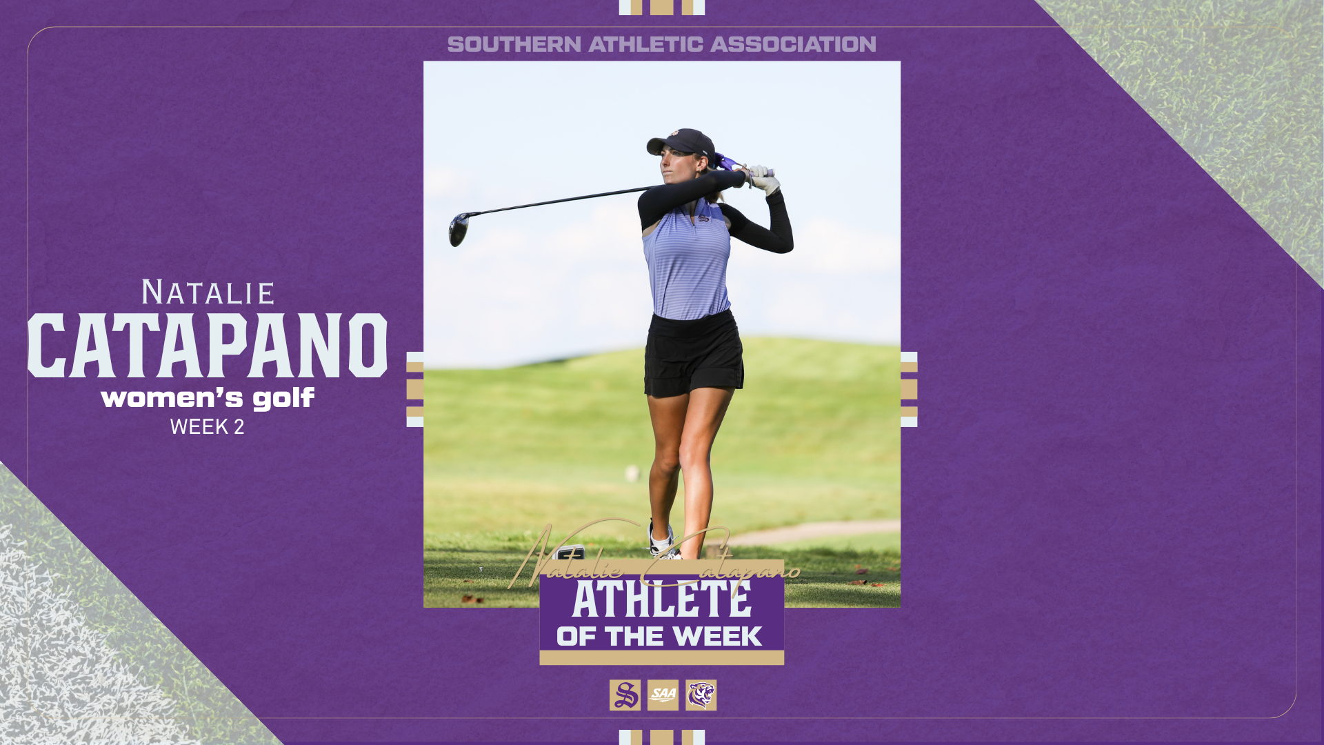 SAA athlete of the week, natalie catapano