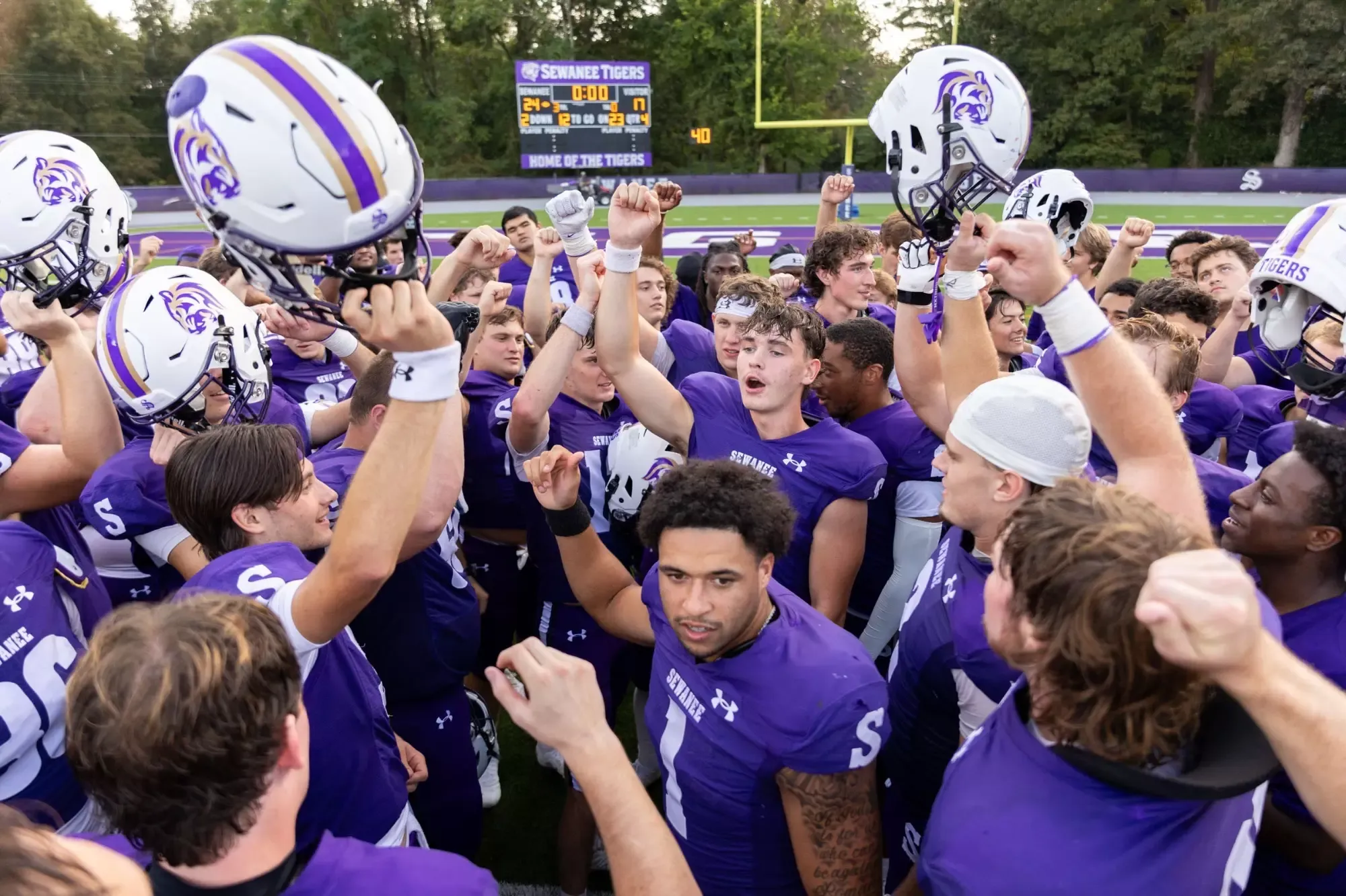 Tigers celebrate 500th win in program history against NC Welseyan