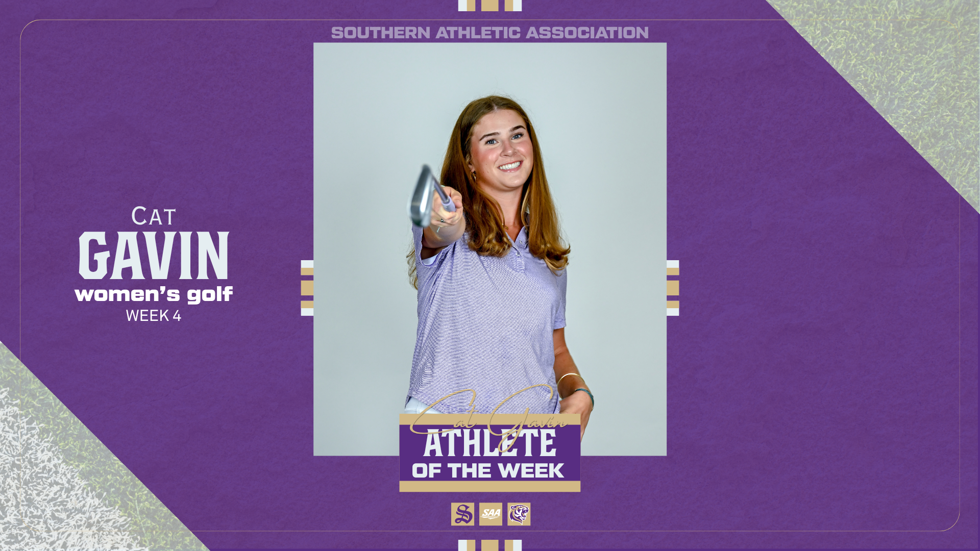 cat gavin women's golf athlete of the week