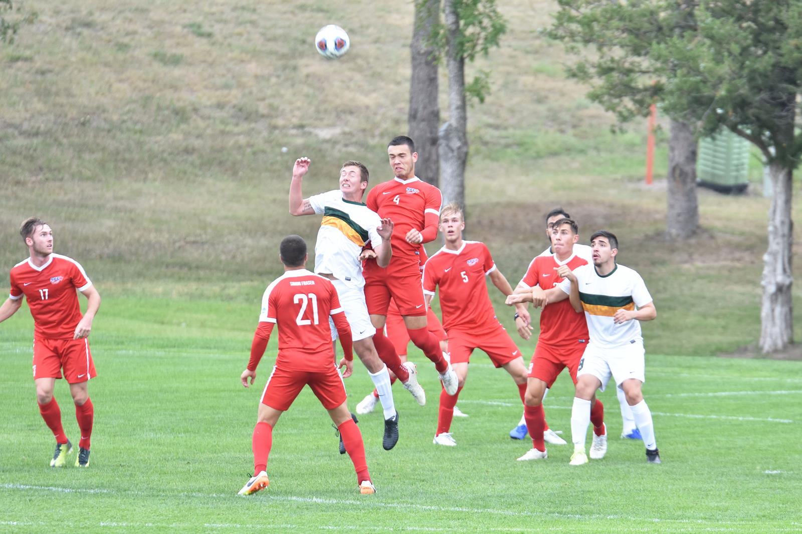 SFU men's soccer beat OBU for sixth straight win Simon Fraser