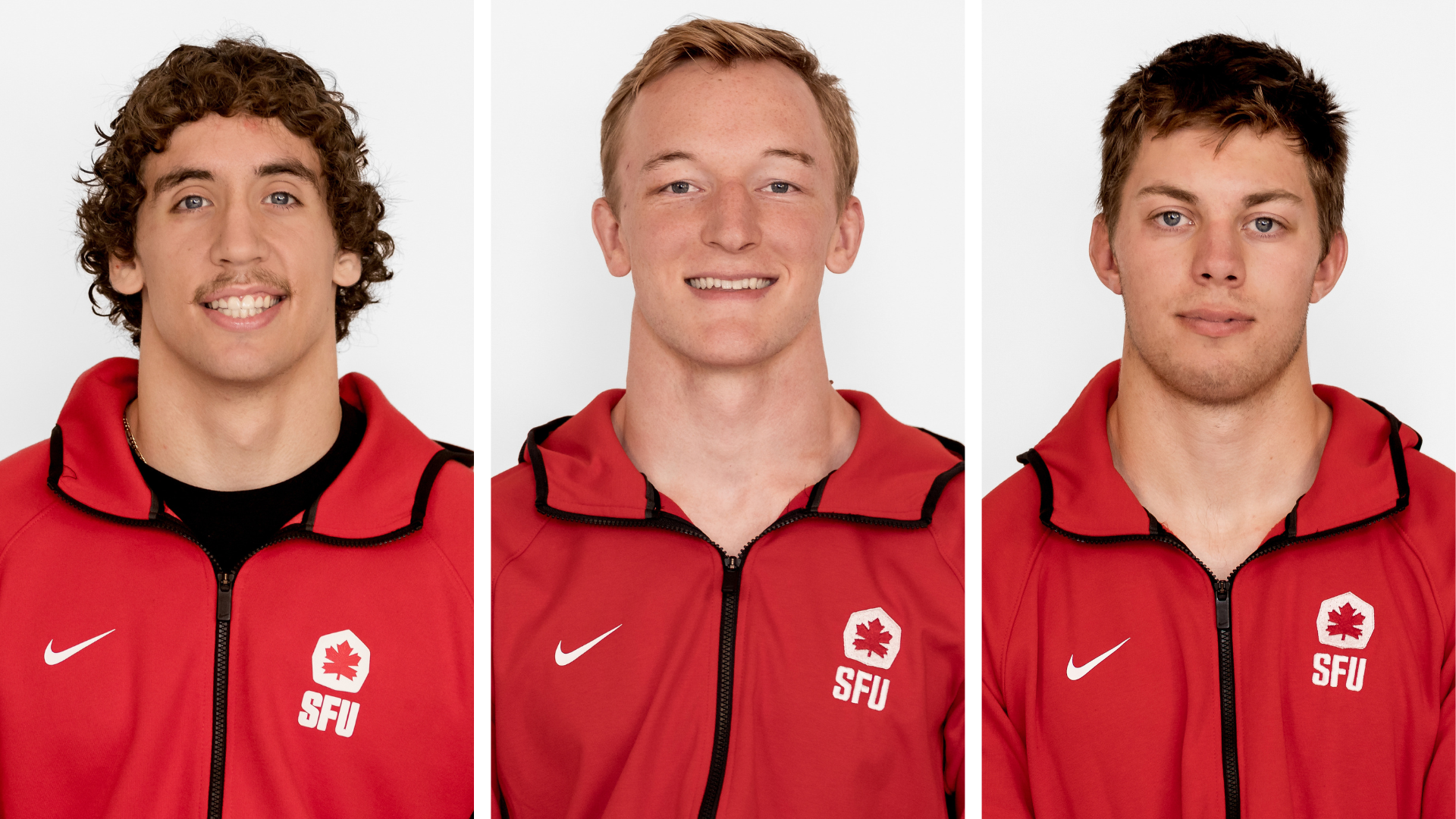 Side-by-side images of Joseph Breedlove, Owen Gudmundson & Caius Harbridge 