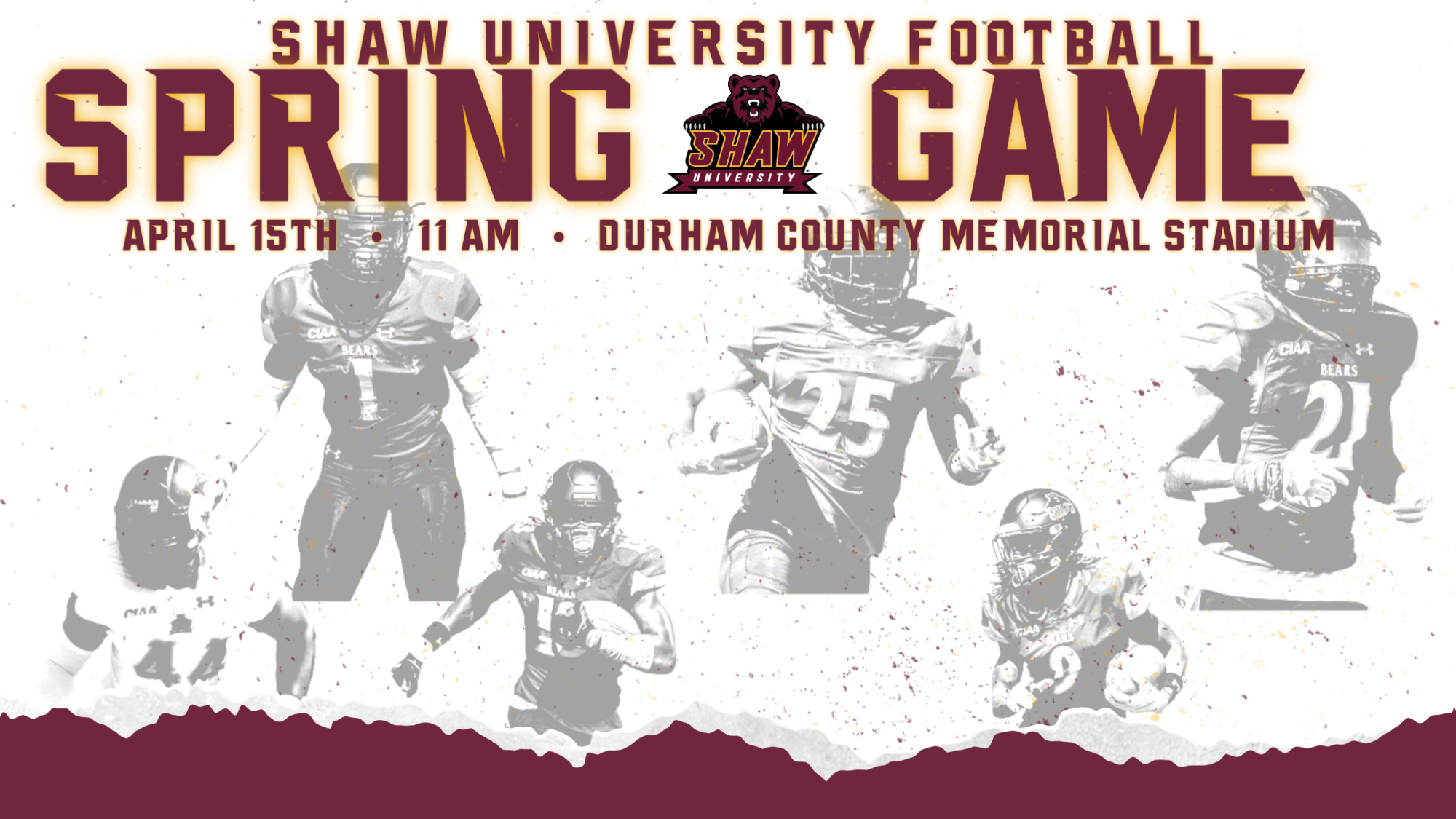 Shaw To Hold Football Spring Game On Saturday Shaw University