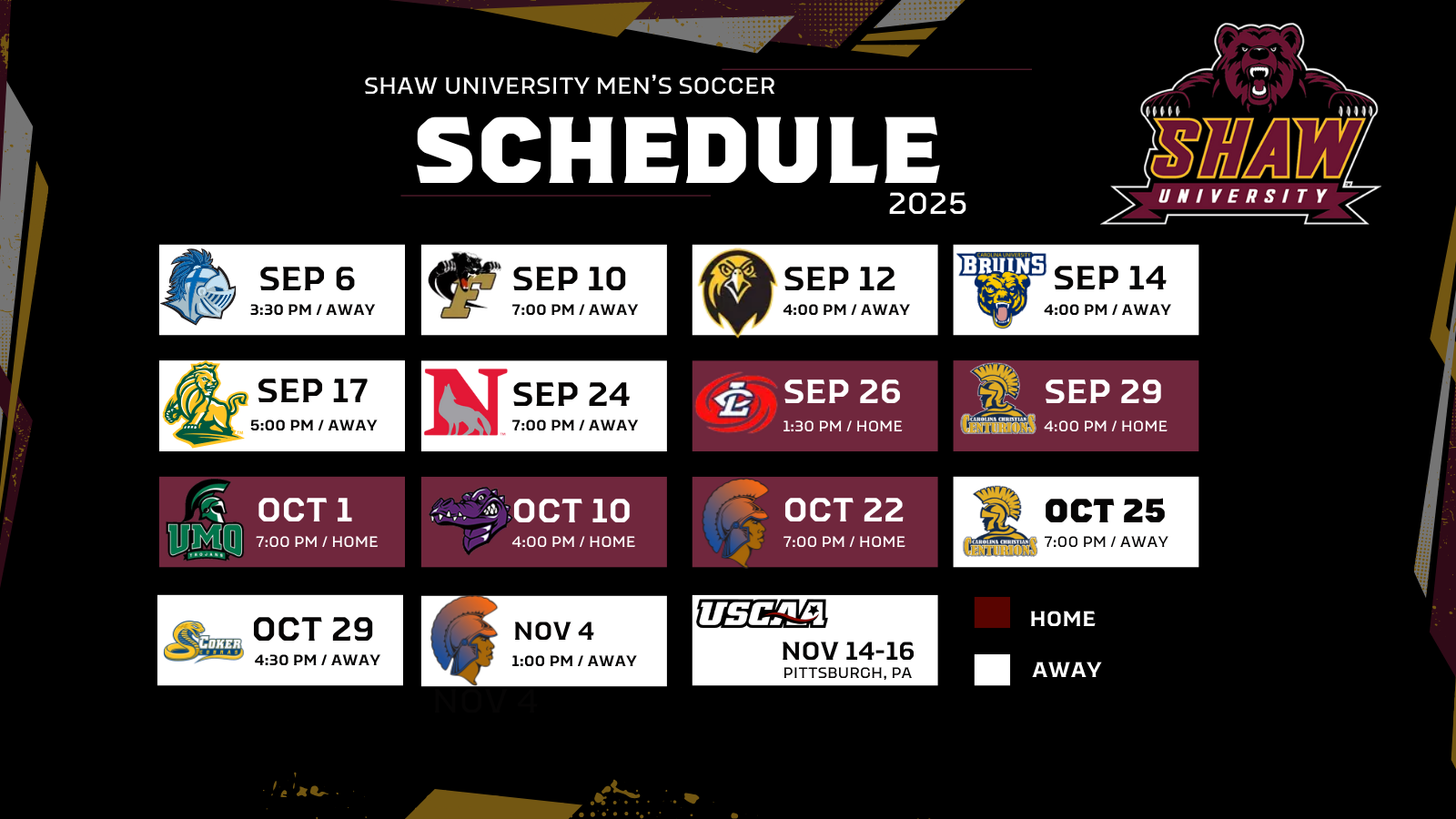 2025 MSOC SCHEDULE
