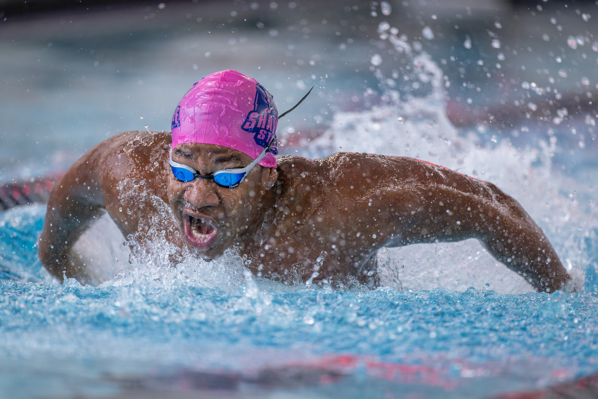 Tony Goodwin swimming