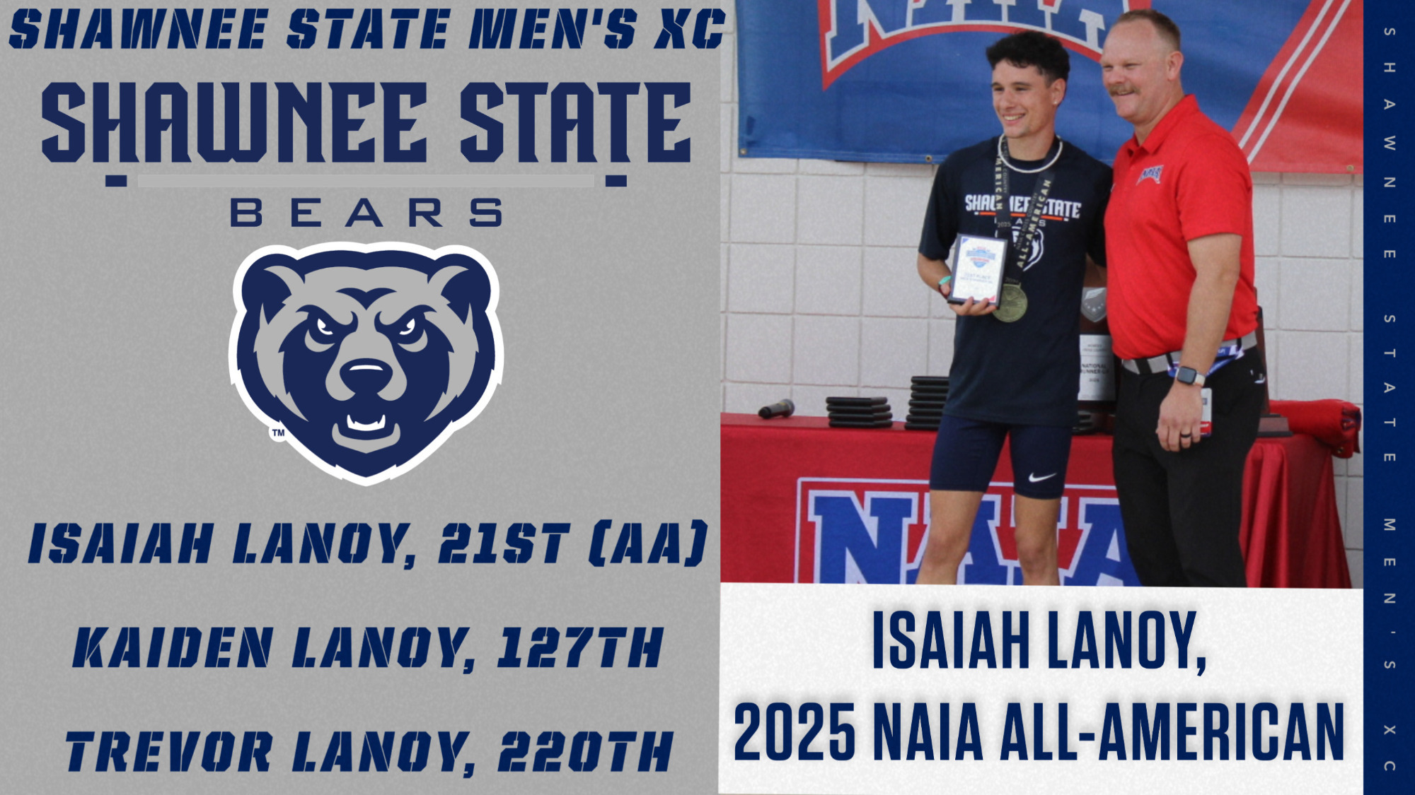 SSU XC 2025 Isaiah Lanoy