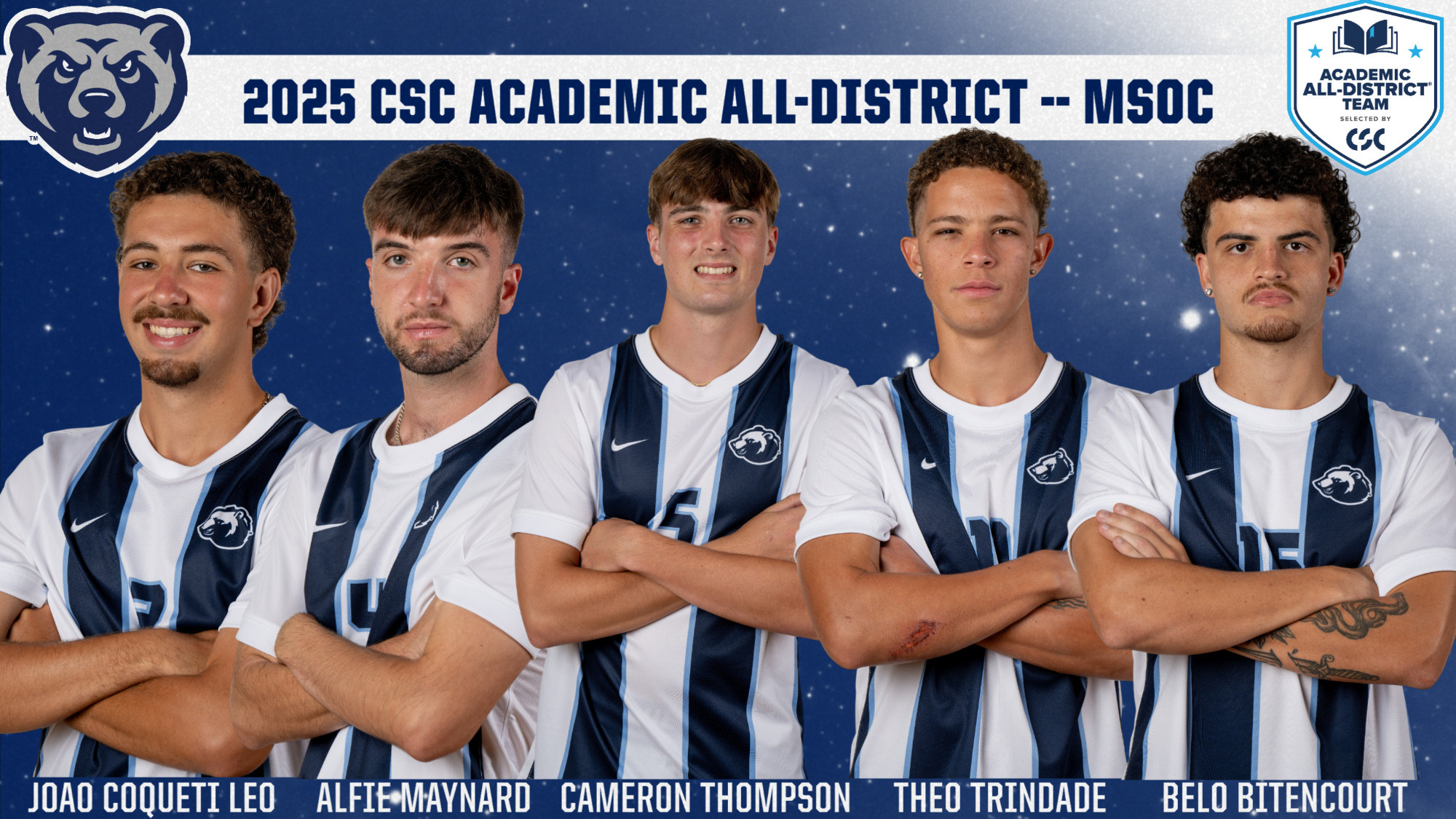 2025 CSC Academic All-District -- MSOC
