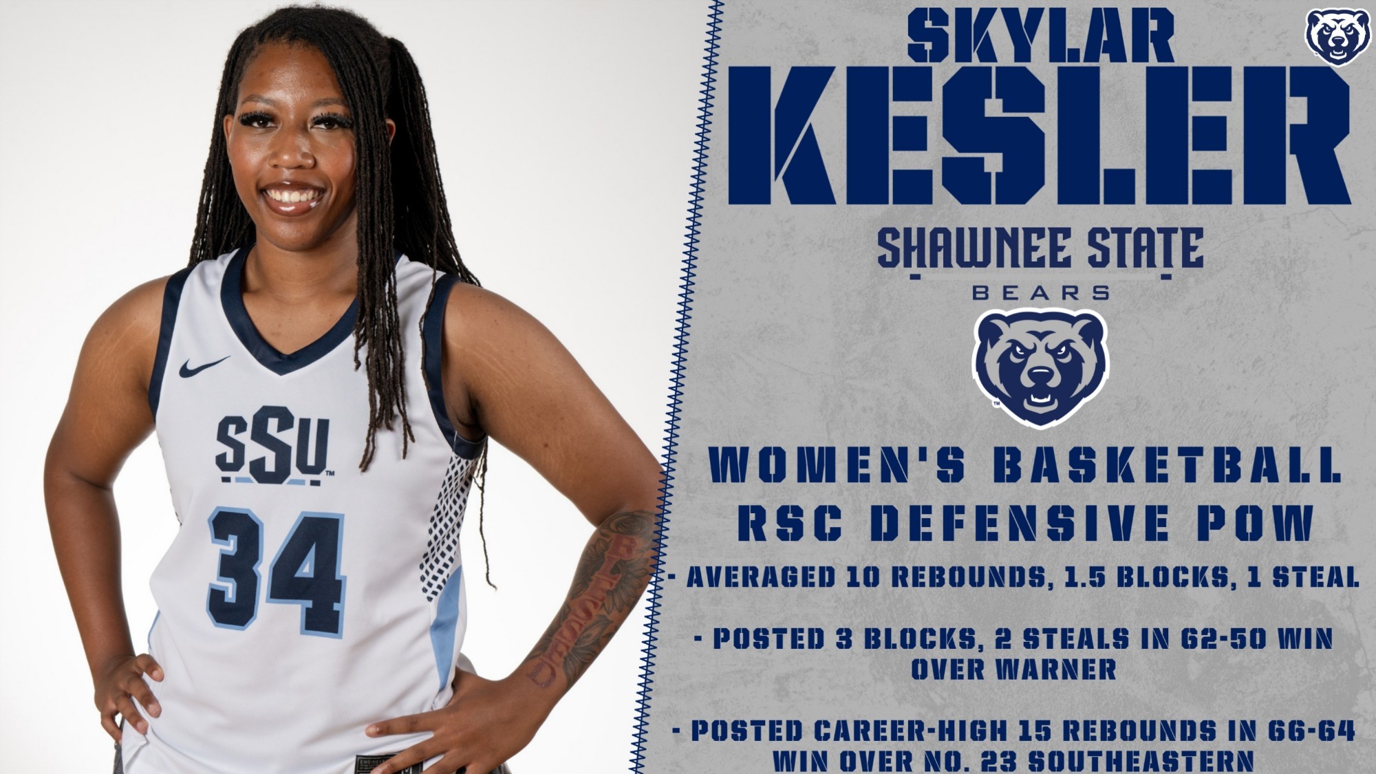 Skylar Kesler RSC Defensive Player of the Week