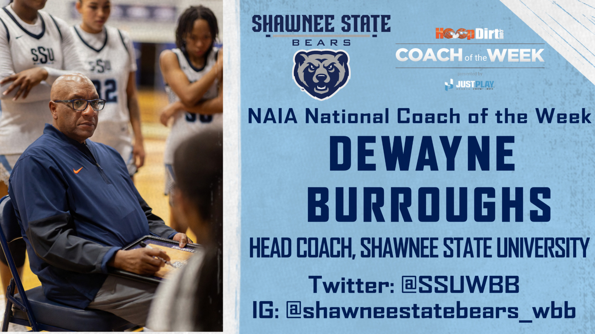 DeWayne Burroughs Shawnee State head coach