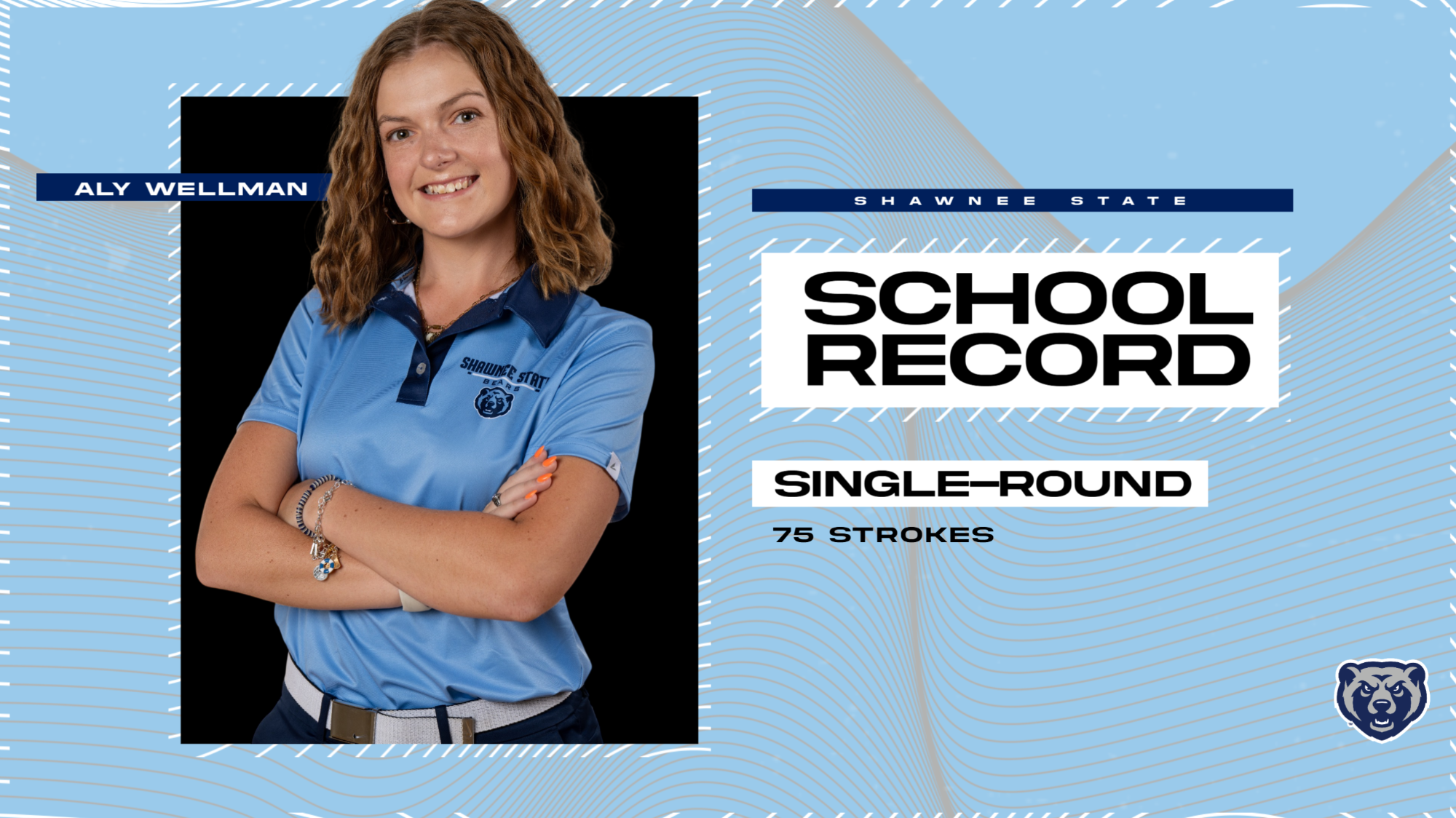 AlyWellman(Golf: Single-Round Record)