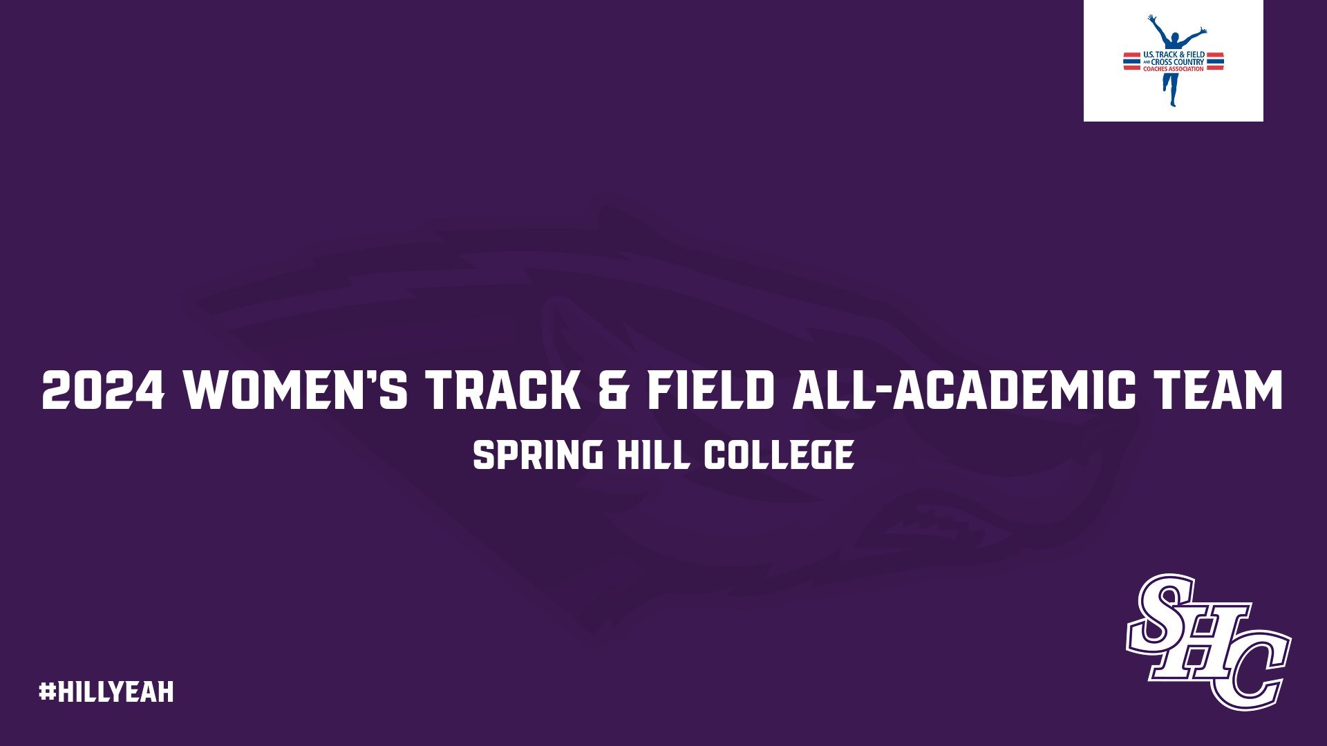 2024 Women's Track and Field All-Academic Team - SHC