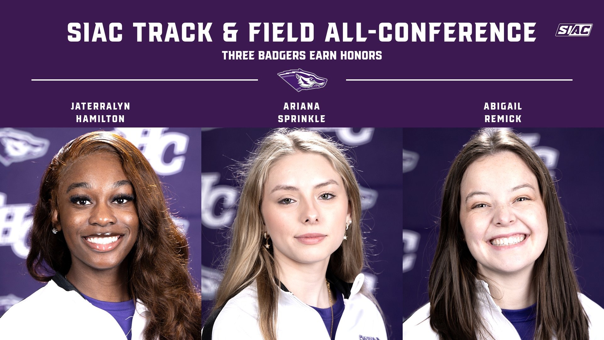 2025 SIAC Track and Field all conference