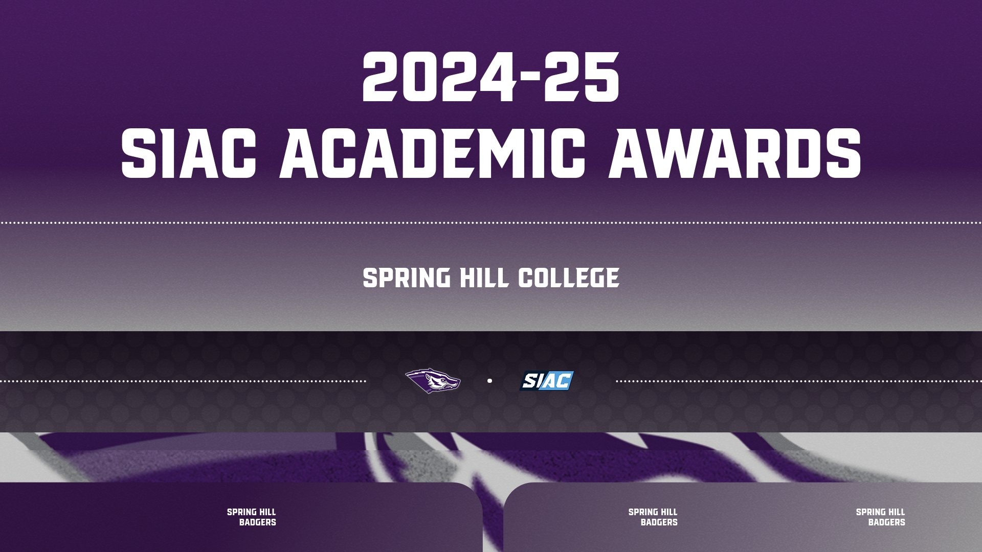 2024-25 SIAC Academic Awards