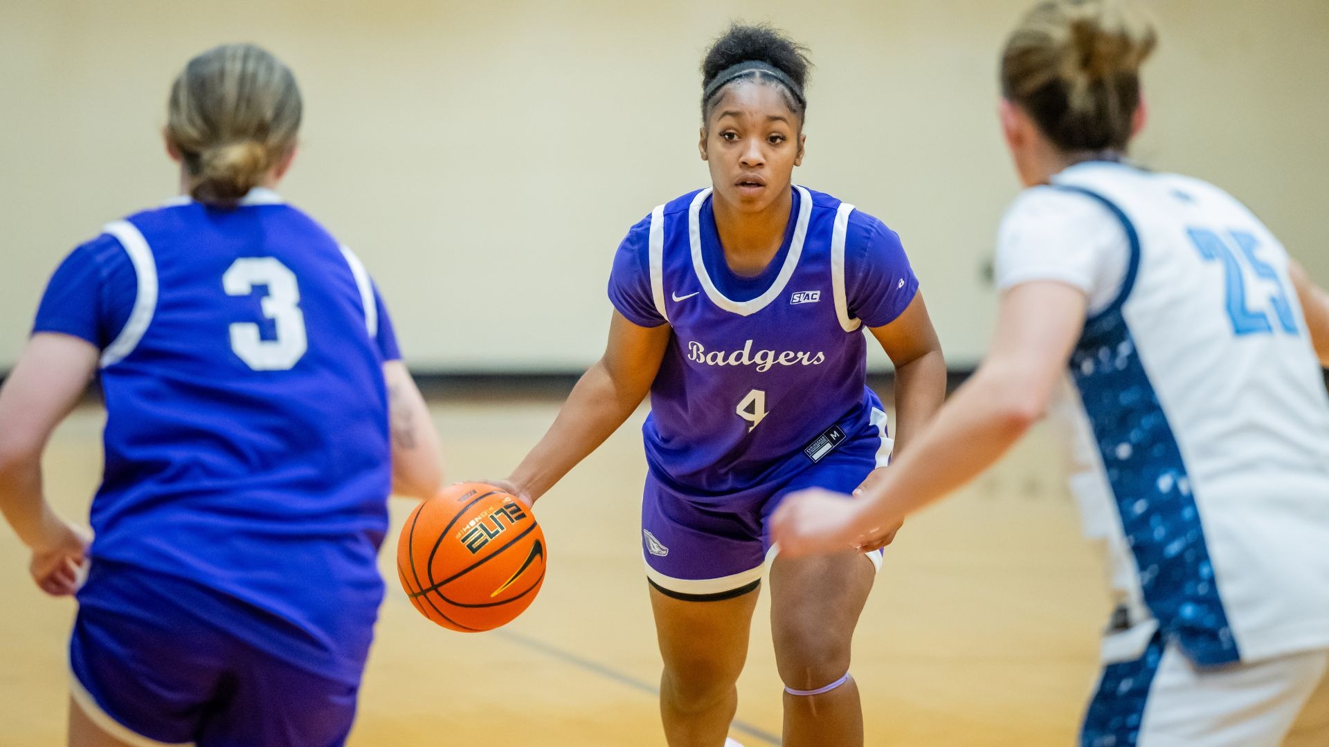 Jenice Adjessom looks for space