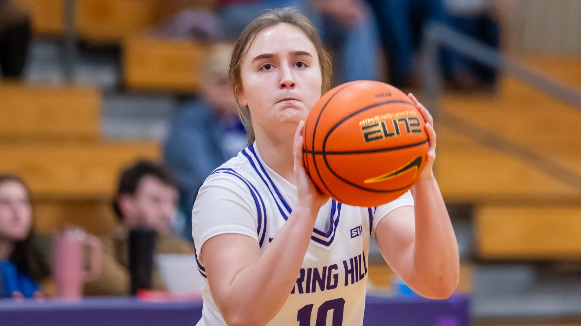 Libby Geisler finished as the high scorer for the Badgers