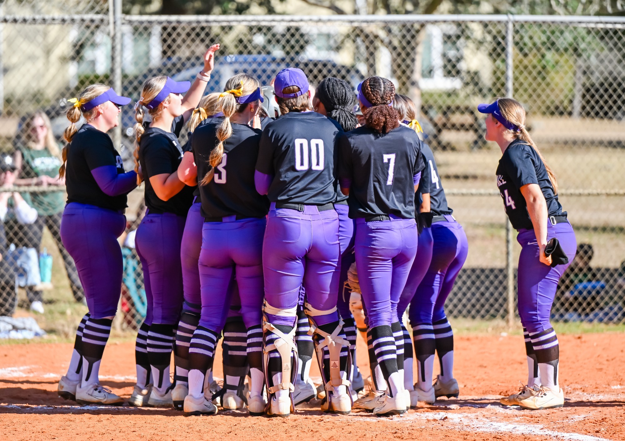 Softball Home Plate Celebration