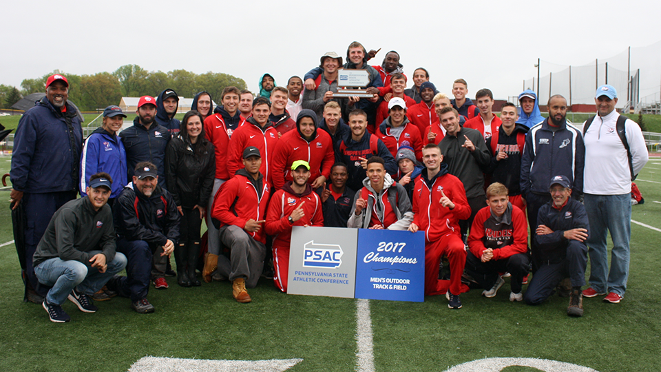 NINEINAROW Men’s Track & Field Wins 2017 PSAC Outdoor Championship