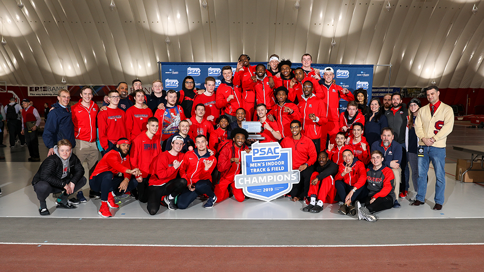NINEINAROW Men’s Indoor Track & Field Wins 2019 PSAC Championship