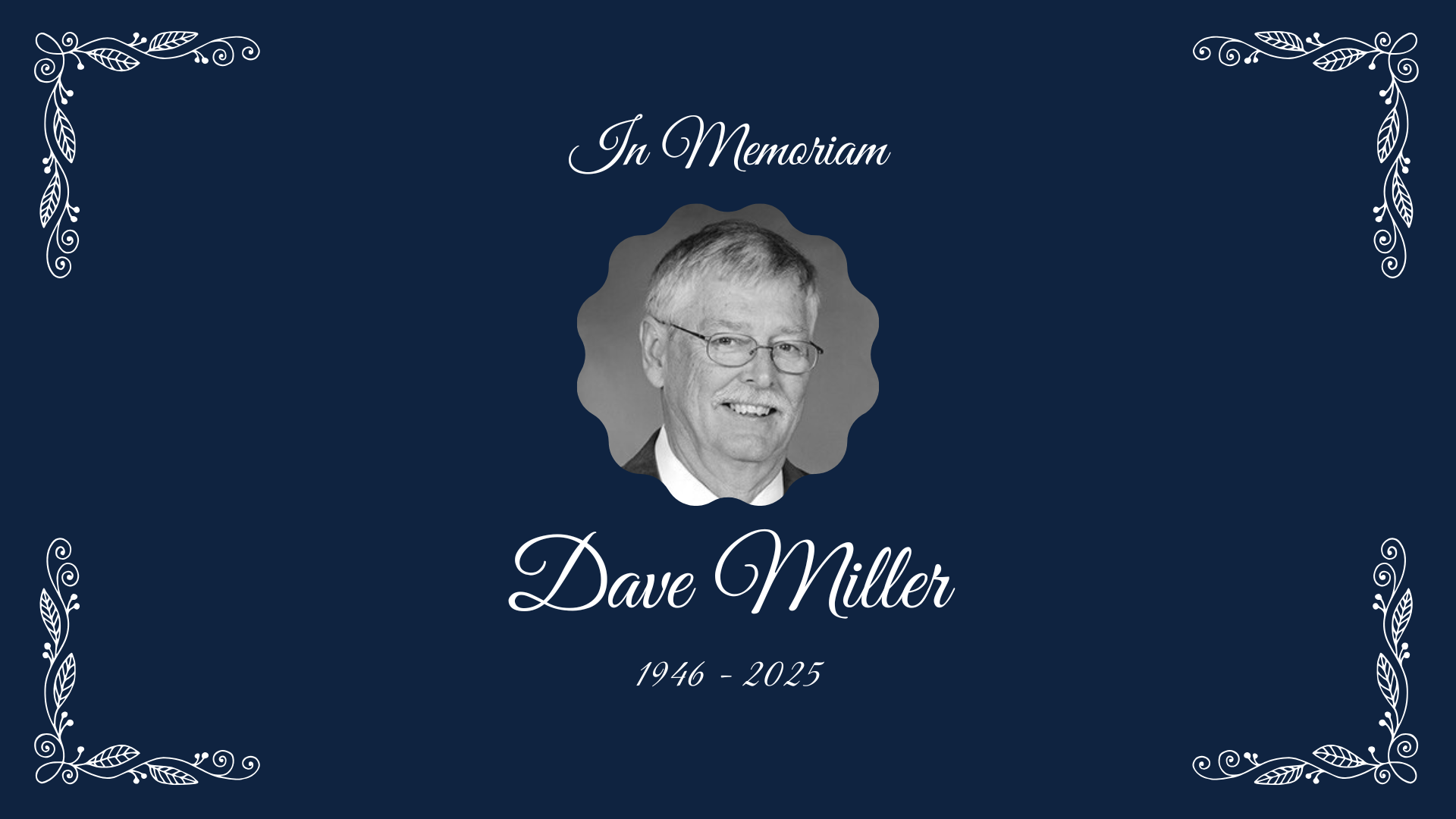 In Memoriam Coach Miller