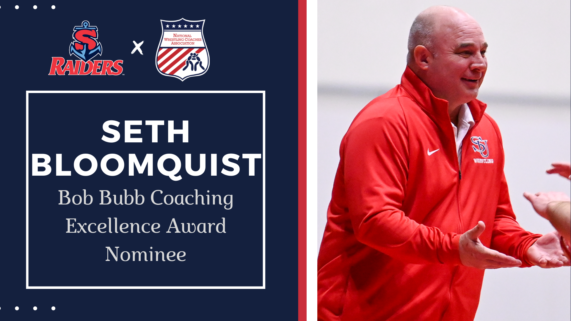 Seth Bloomquist 2026 Bob Bubb Award Nominee