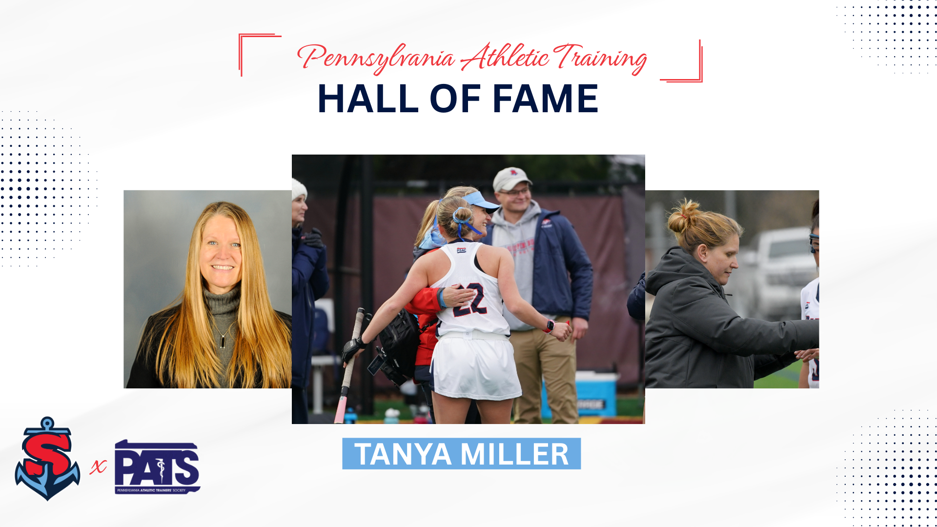 Tanya Miller Pa. Athletic Training Hall of Fame Inductee