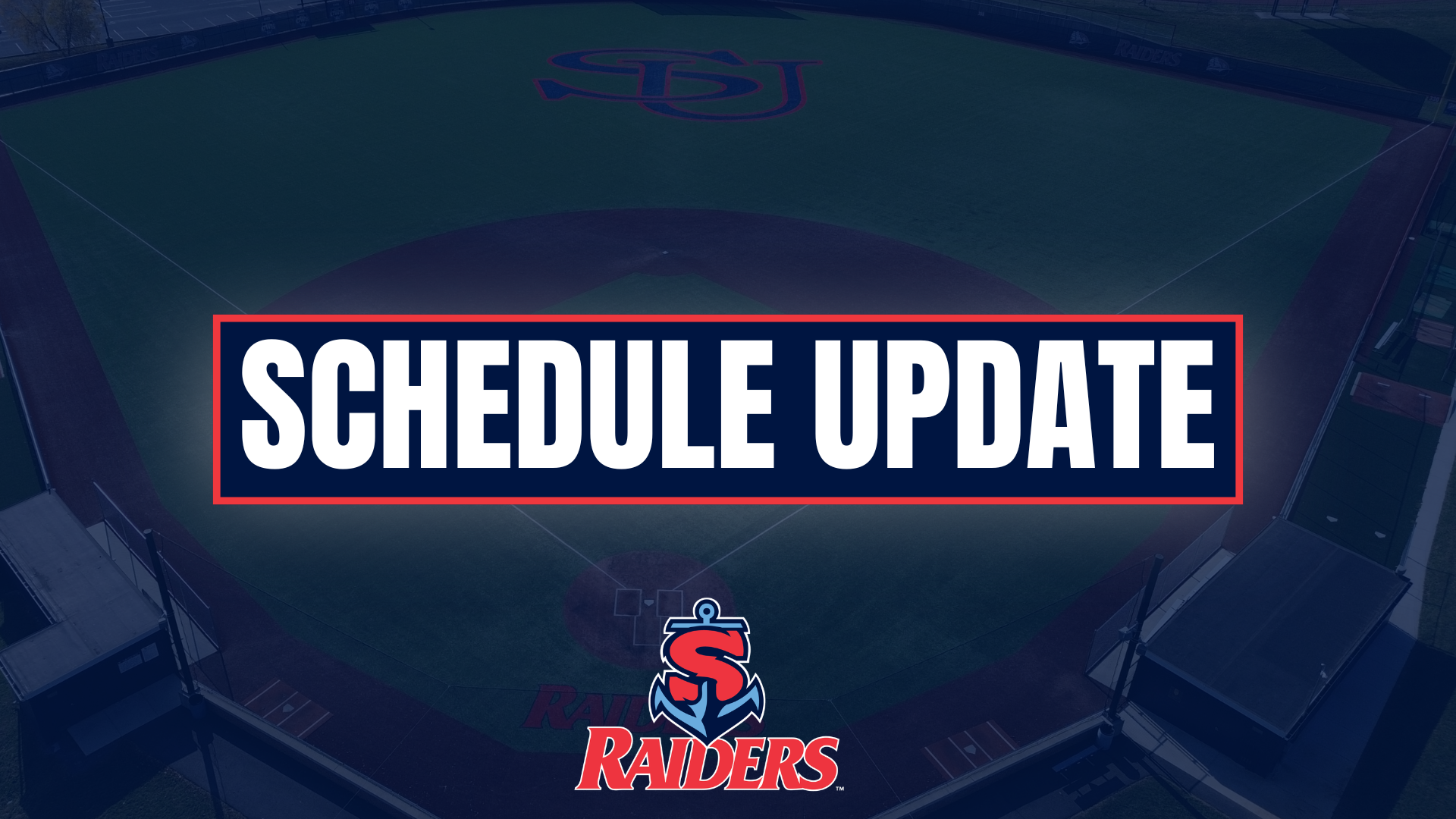Schedule Update Baseball
