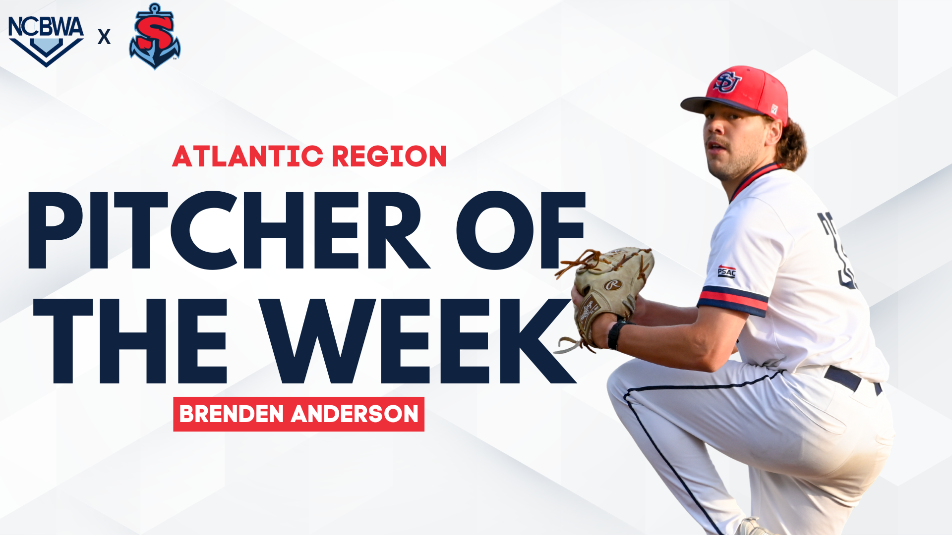 Brenden Anderson Atlantic Region Pitcher of the Week