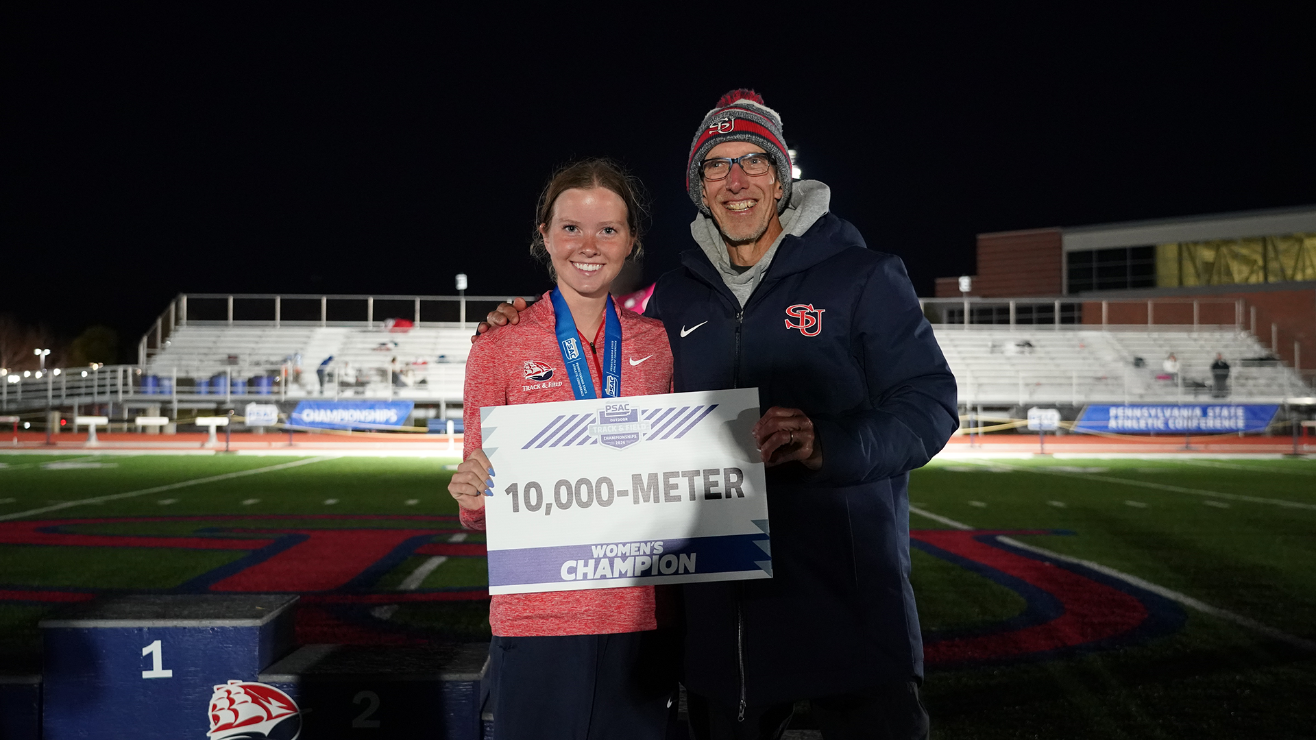 Shaela Kruskie & Coach Spence